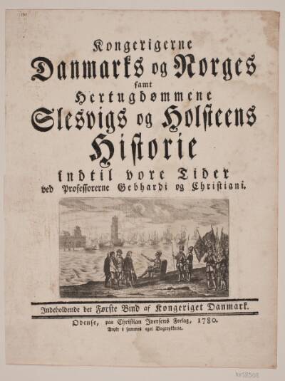 Titelblad til Gebhardi og Christiani: Kongerigerne Danmark og Norges samt hertugdømmene Slesvig og Holsteens historie