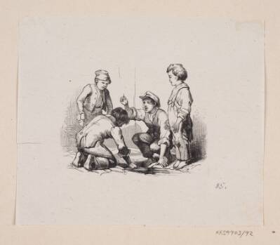 Illustration til "Stoppenaalen" i H.C. Andersen, "Eventyr og Historier", Bind 2