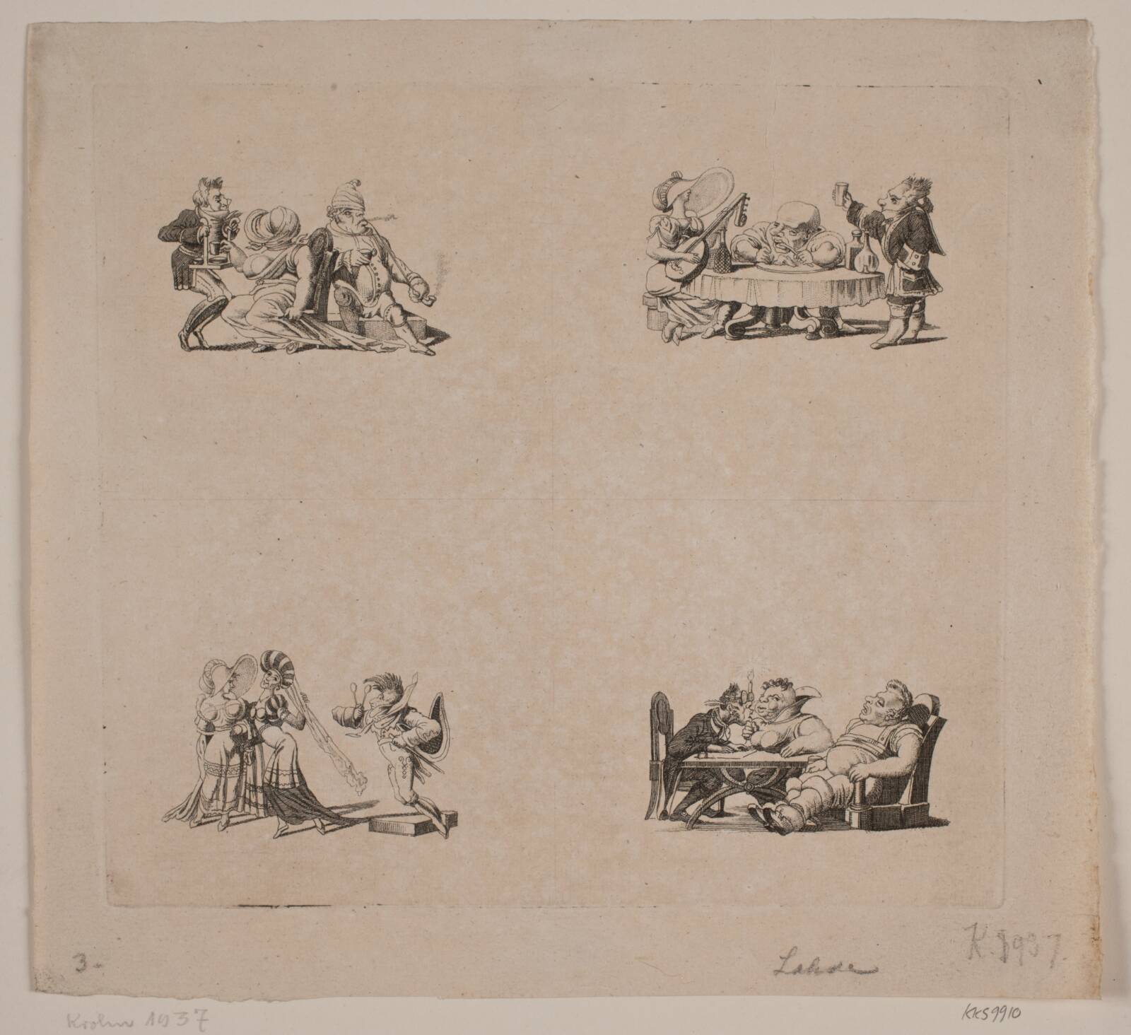 24 timer i hovedstaden, Gerhard Ludvig Lahde, 1820