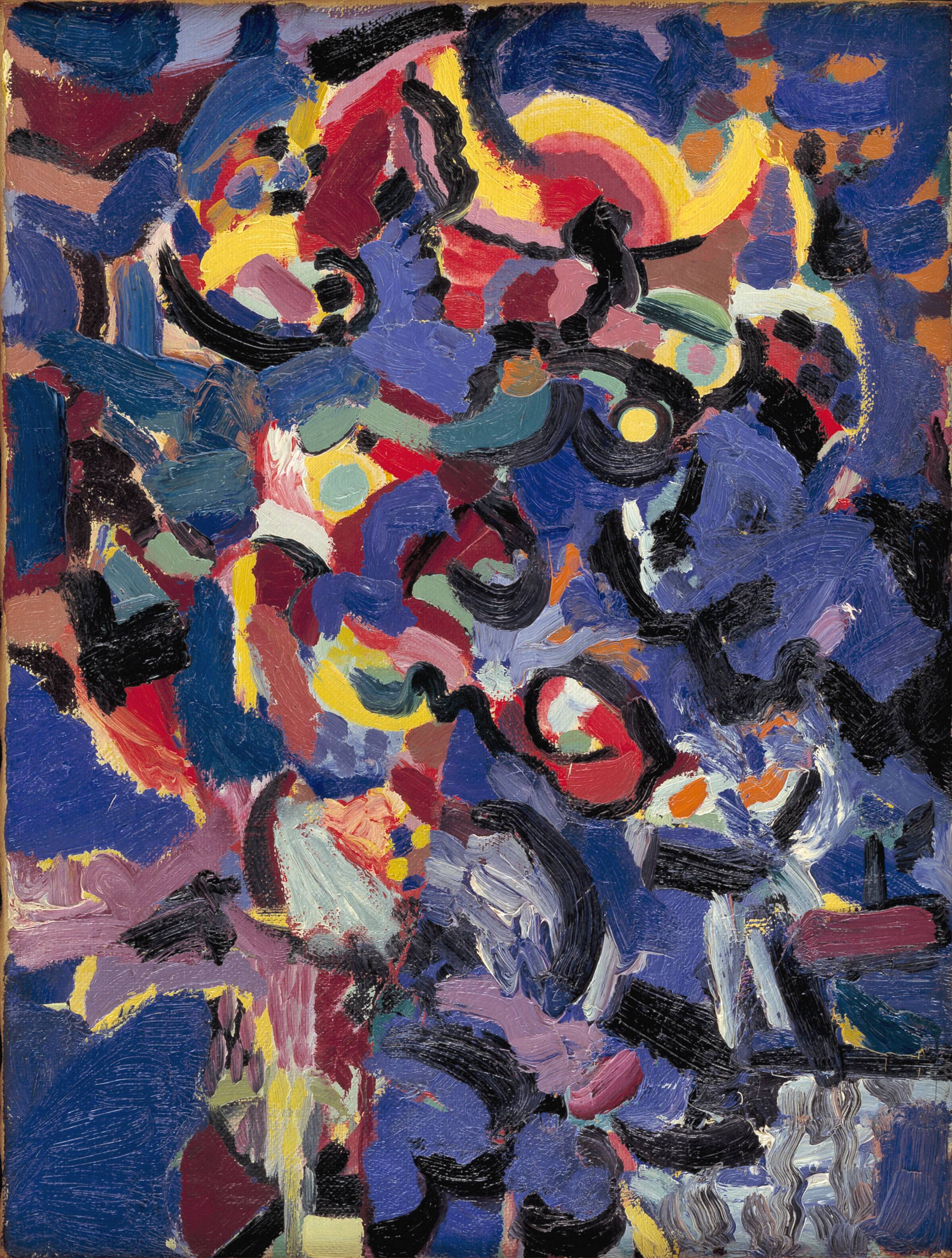 Elise ved nat, Richard Mortensen, 1945-1948