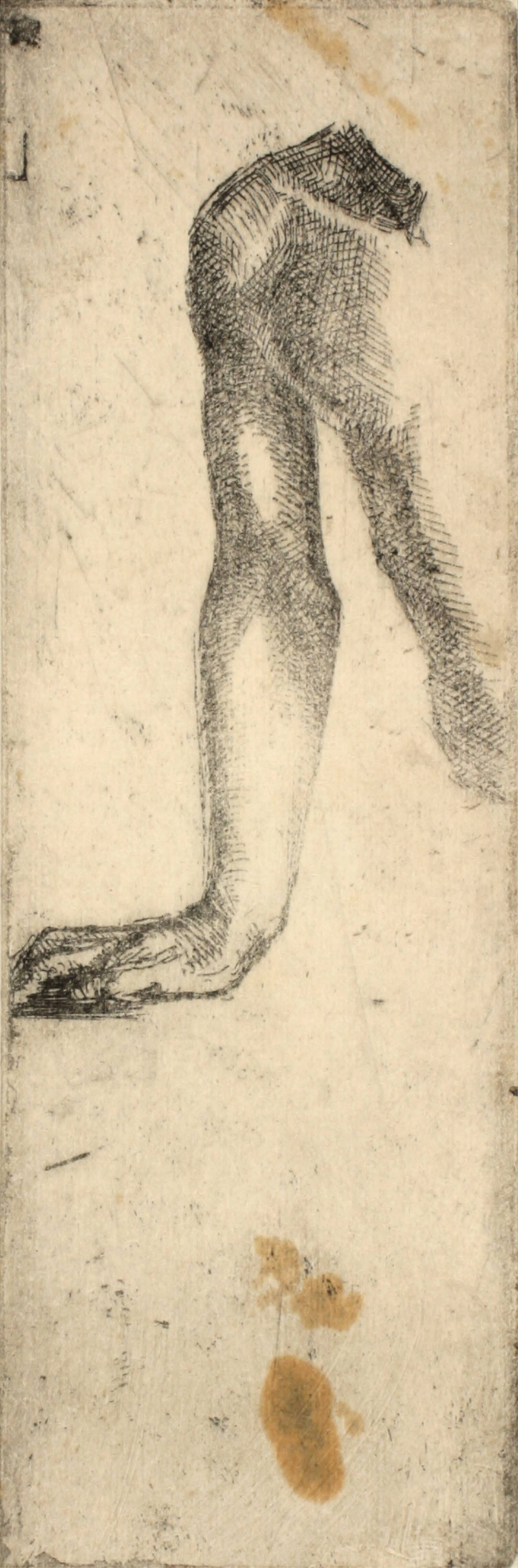 Modelstudie eller kopi efter ældre kunst, Helge Bertram, 1869-1969