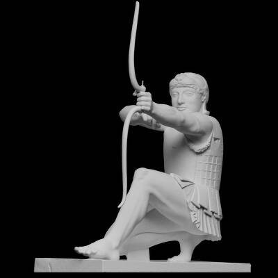 Herakles siddende