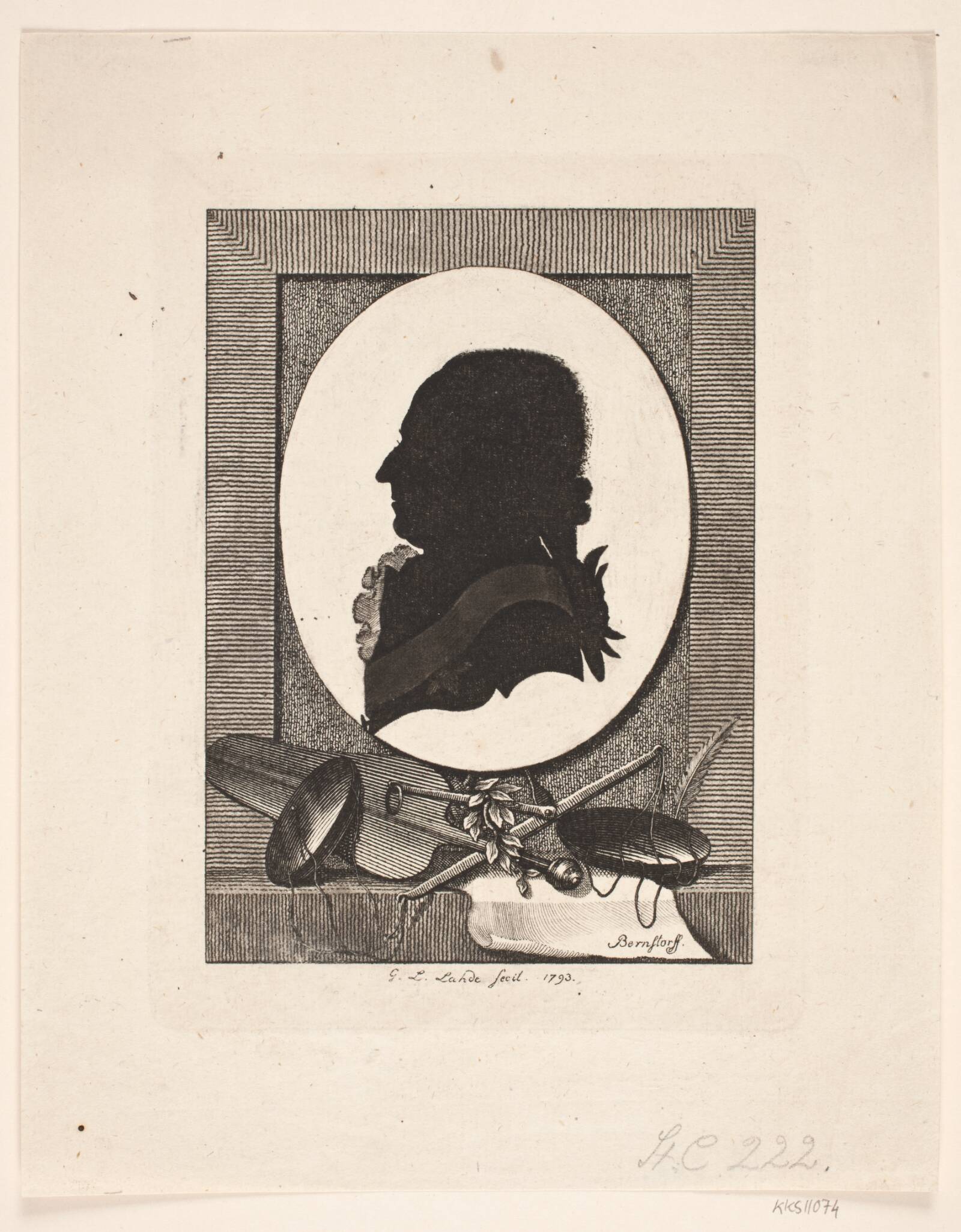 A. P. Bernstorff, Gerhard Ludvig Lahde, 1793