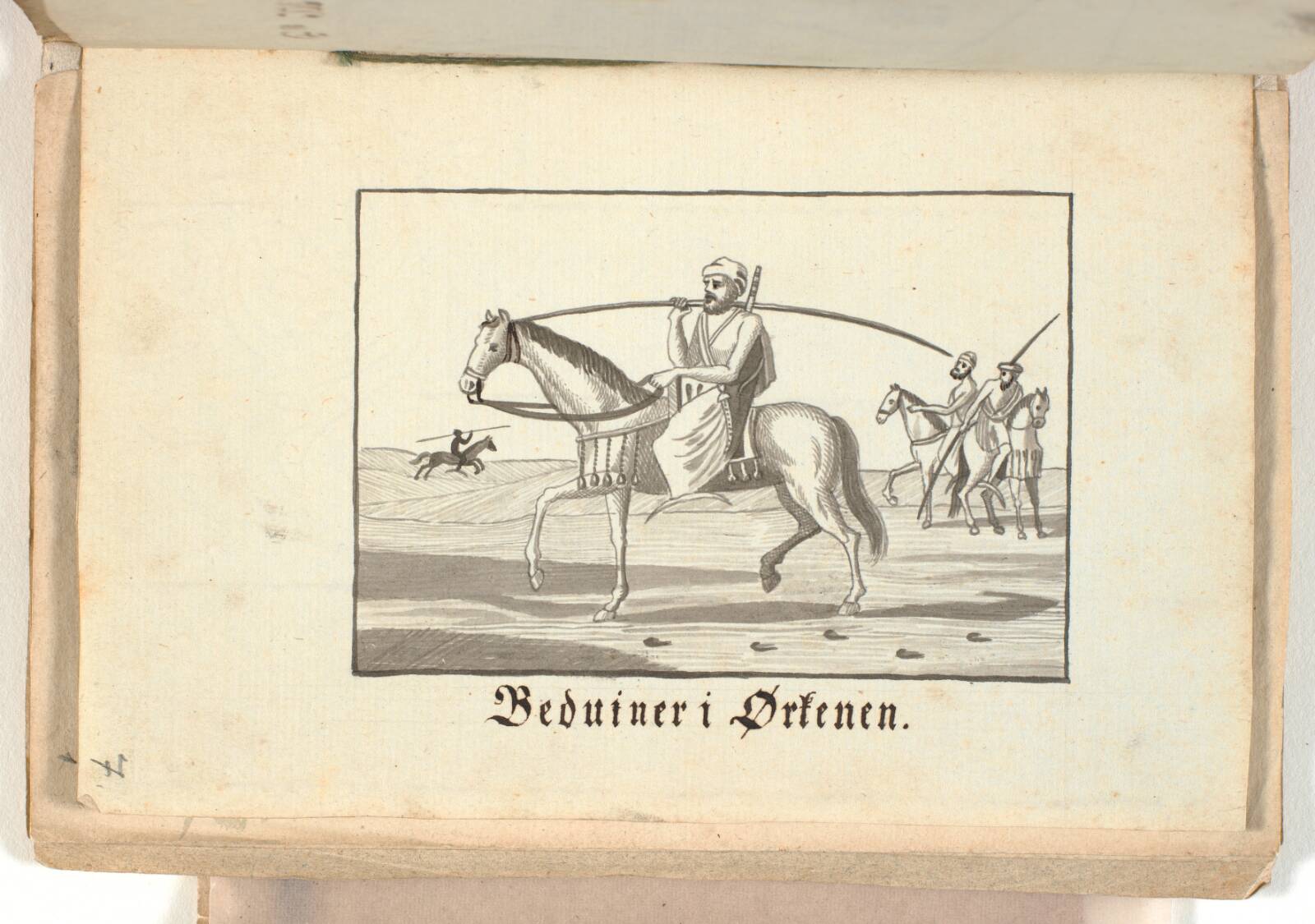 Fire mænd til hest., P.C. Skovgaard, 1828