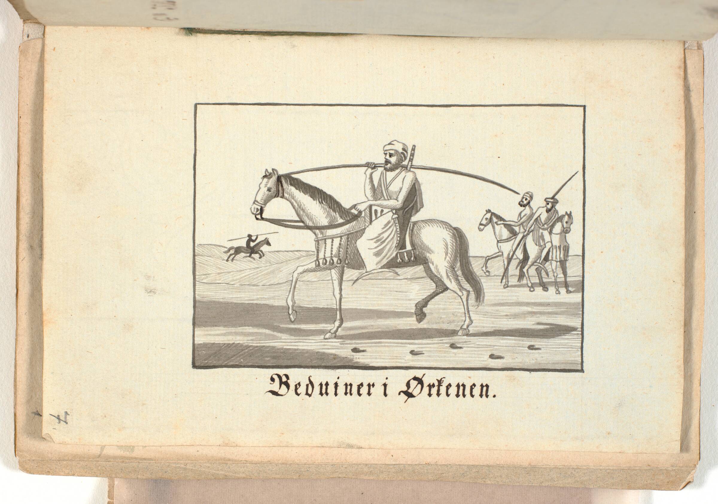 Fire mænd til hest., P.C. Skovgaard, 1828