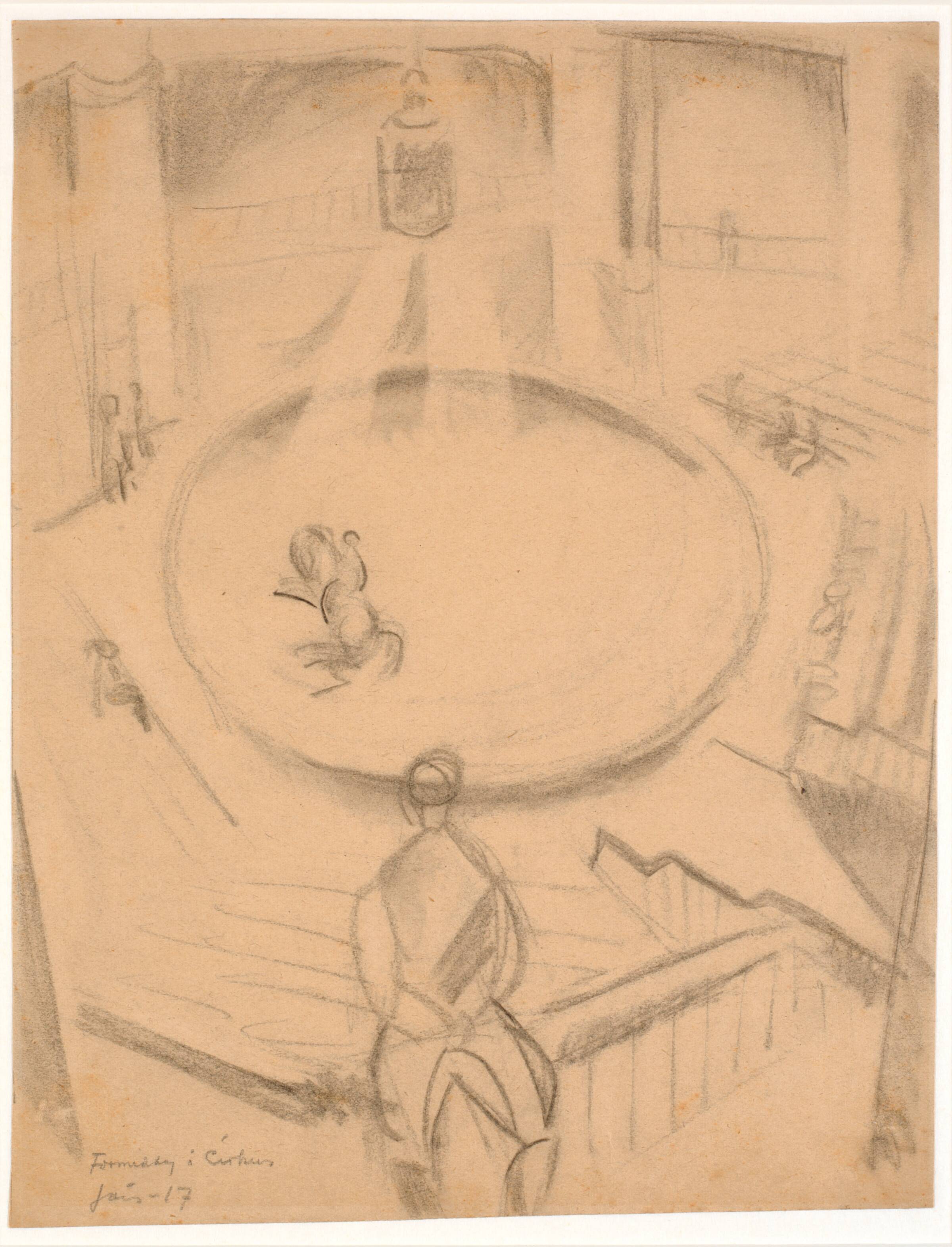 Formiddag i cirkus., Jais Nielsen, 1917