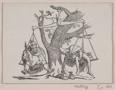 Illustration til "Svend Tveskægs tog til England og slaget ved Svold"