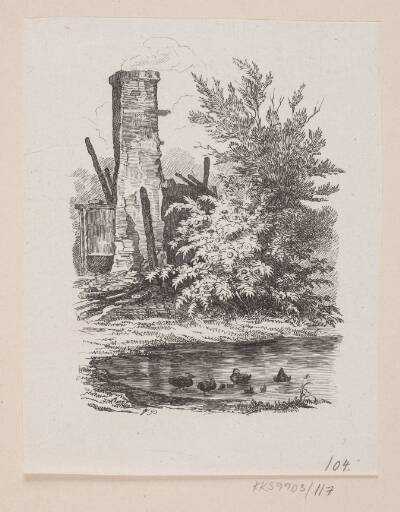 Illustration til "Nabofamilierne" i H.C. Andersen, "Eventyr og Historier", Bind 2
