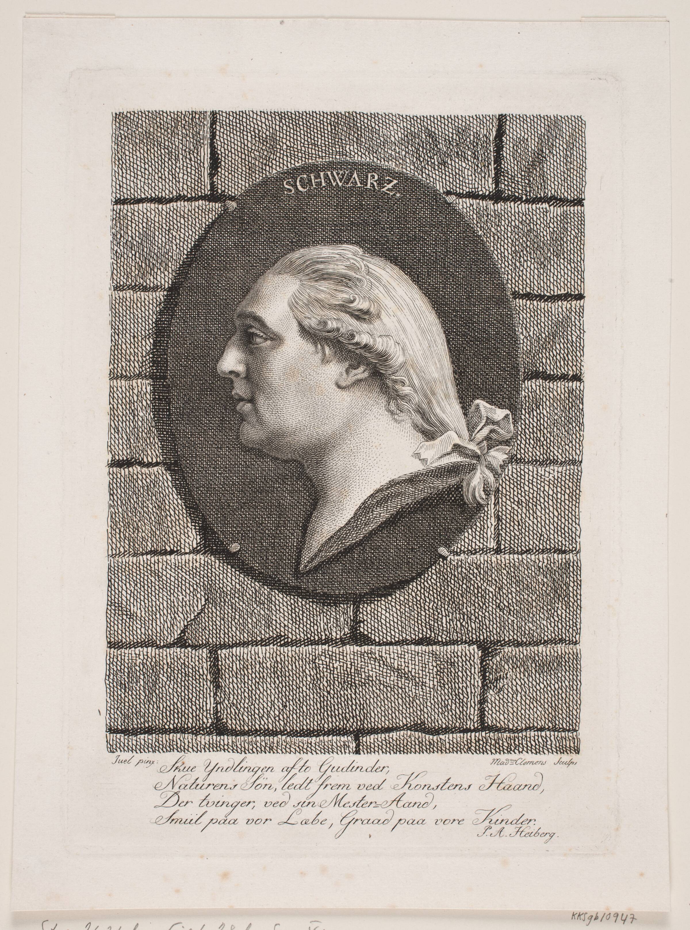 Skuespiller F. Schwartz, Marie Jeanne Clemens, 1755-1791