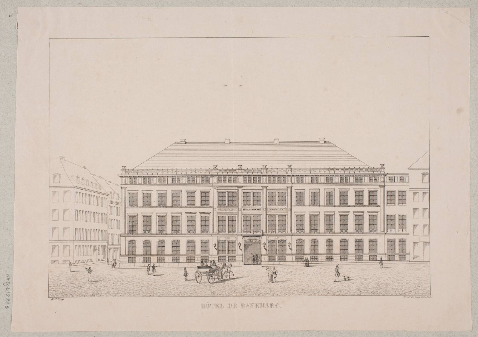 Hôtel de Danemarc, Ubekendt, 1840-1899