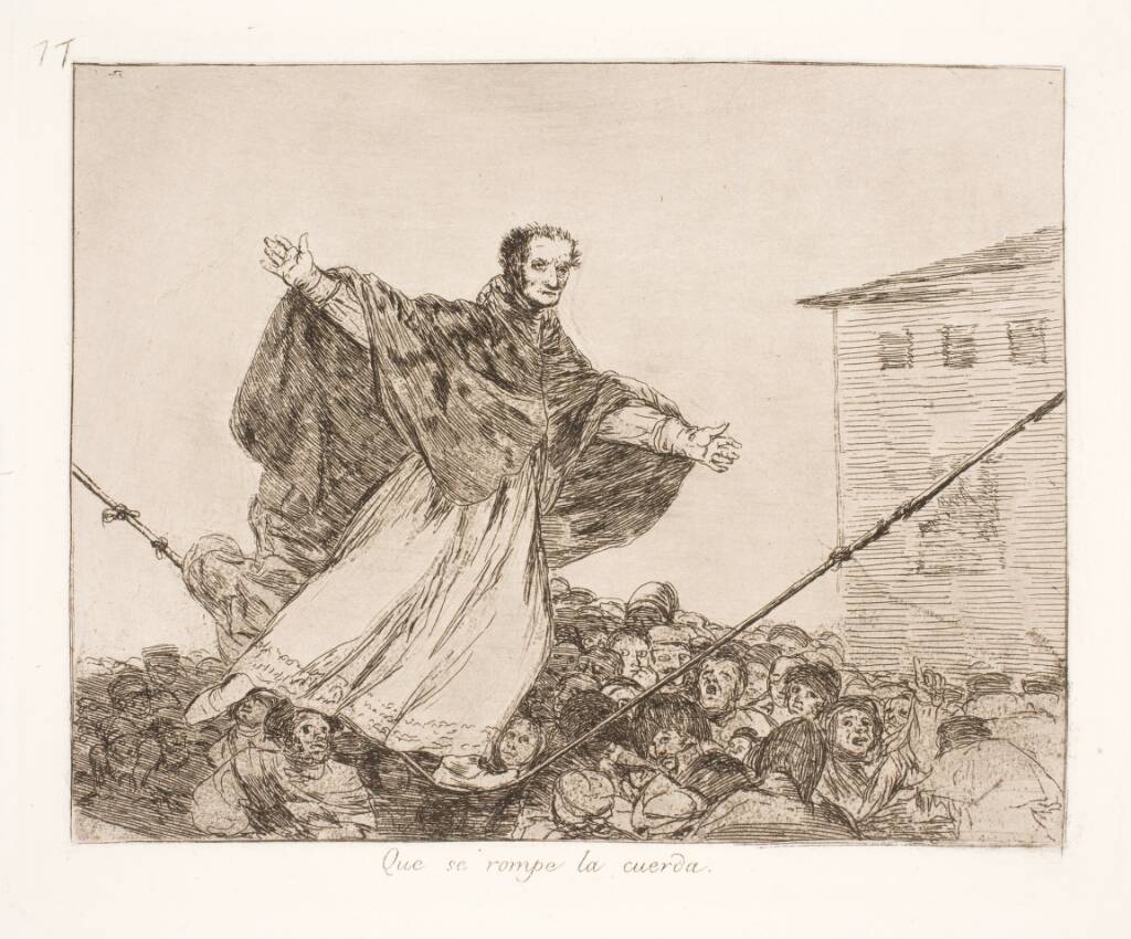 Tovet brister (77), Francisco de Goya, 1810-1820