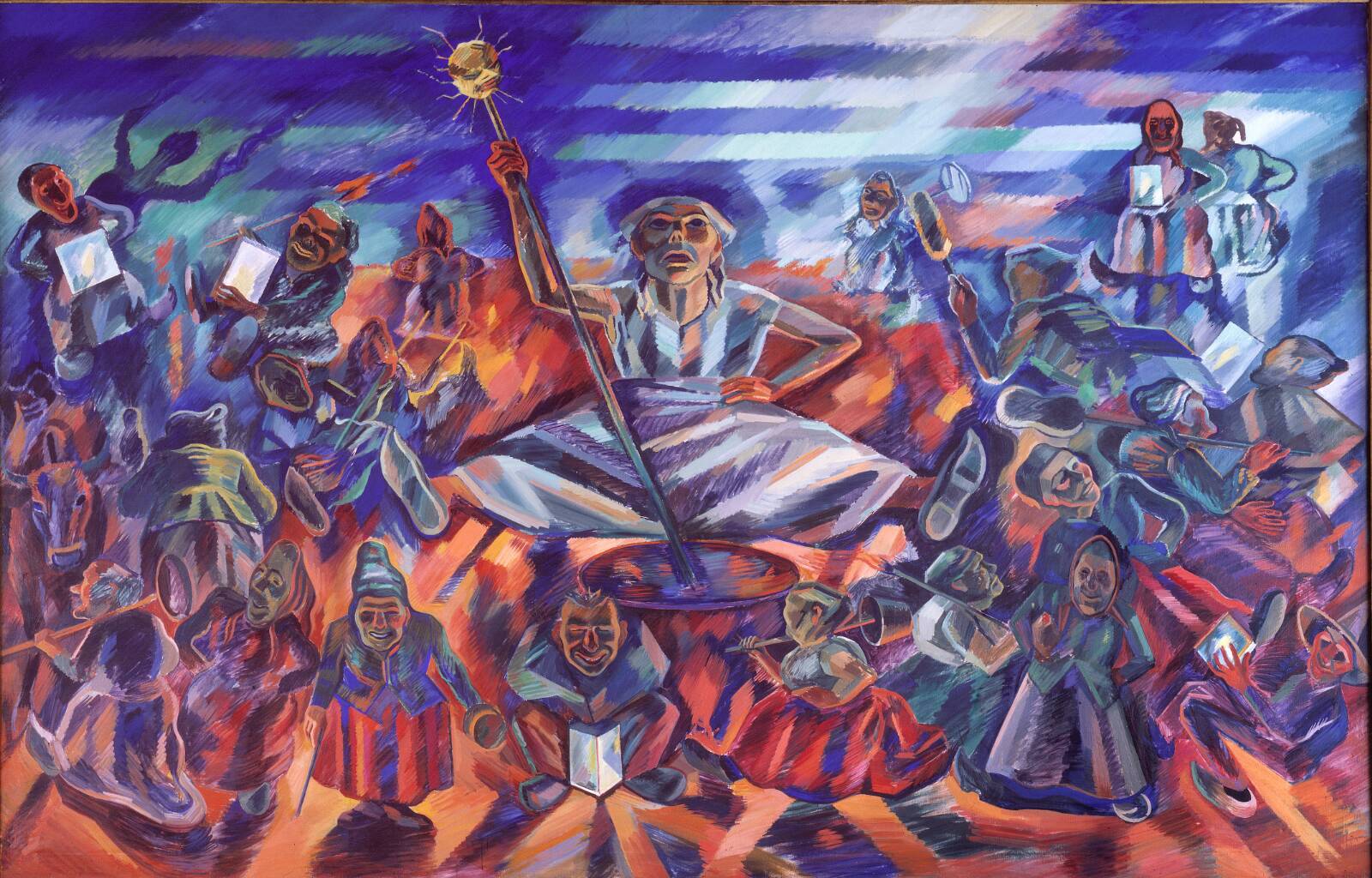 Mosekonen brygger. Legende, William Scharff, 1926-1928