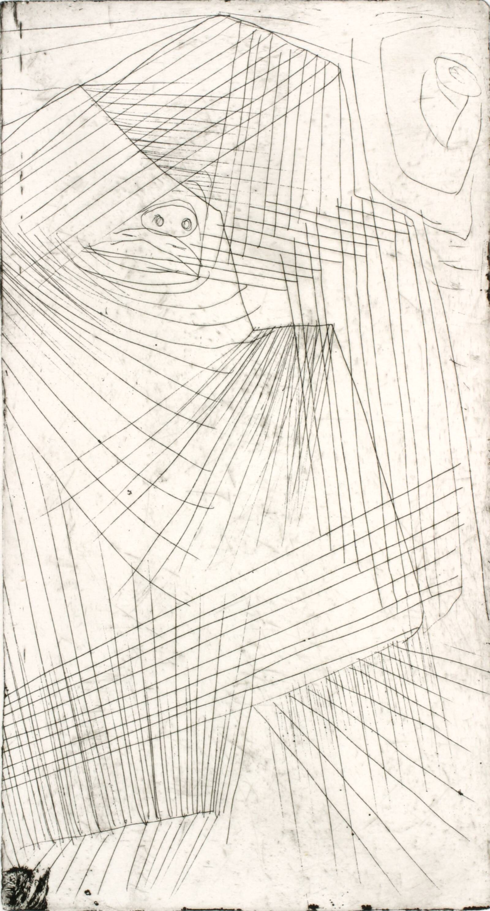 La pensée encombrante II, Asger Jorn, 1942