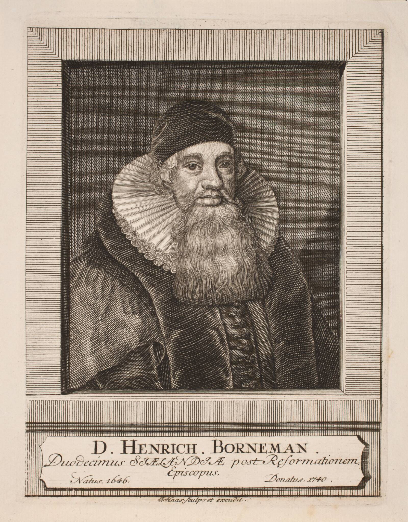 Biskop Henrik Bornemann, Jonas Haas, 1750-1759