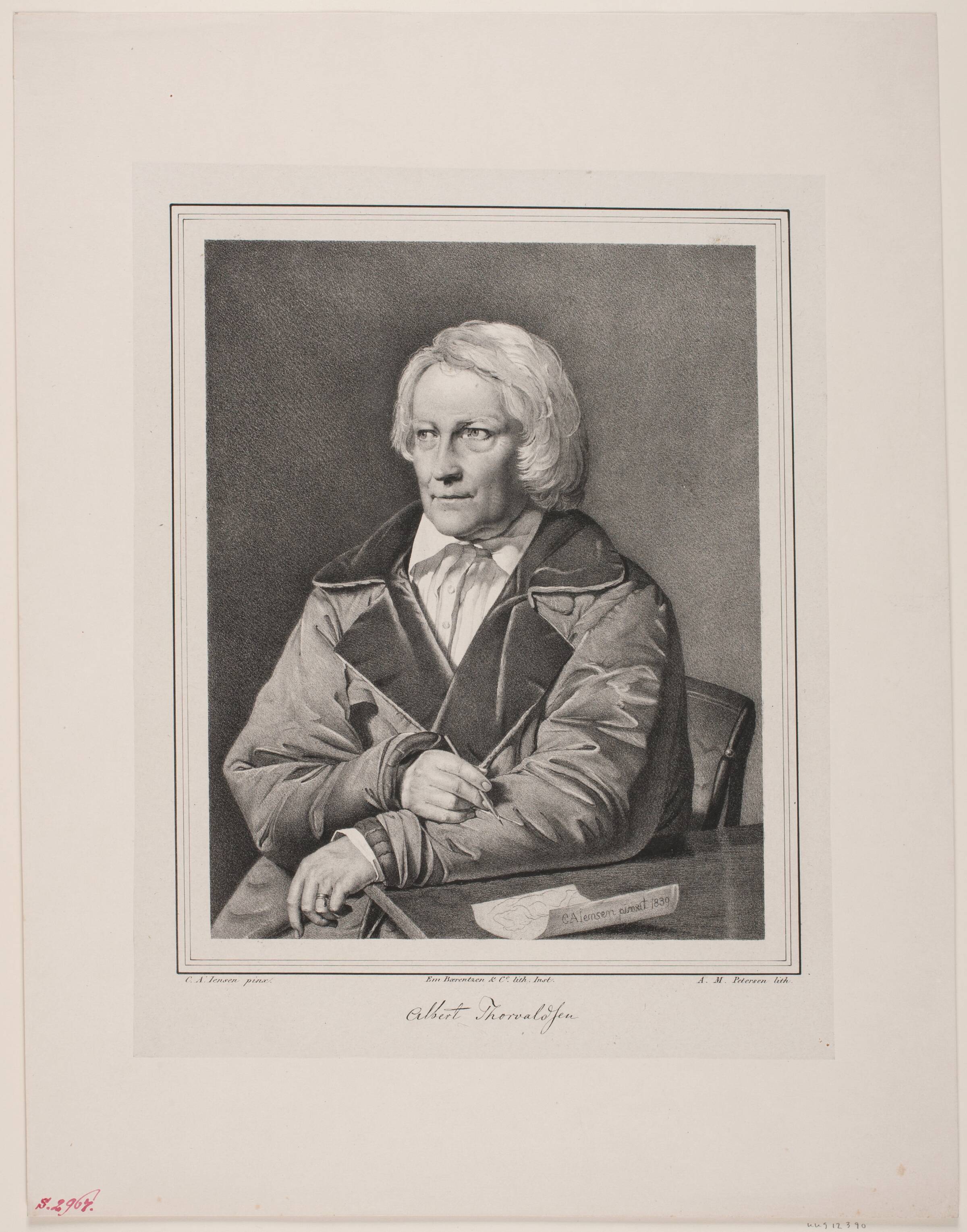 Albert Bertel Thorvaldsen, Andreas Martin Petersen, 1839