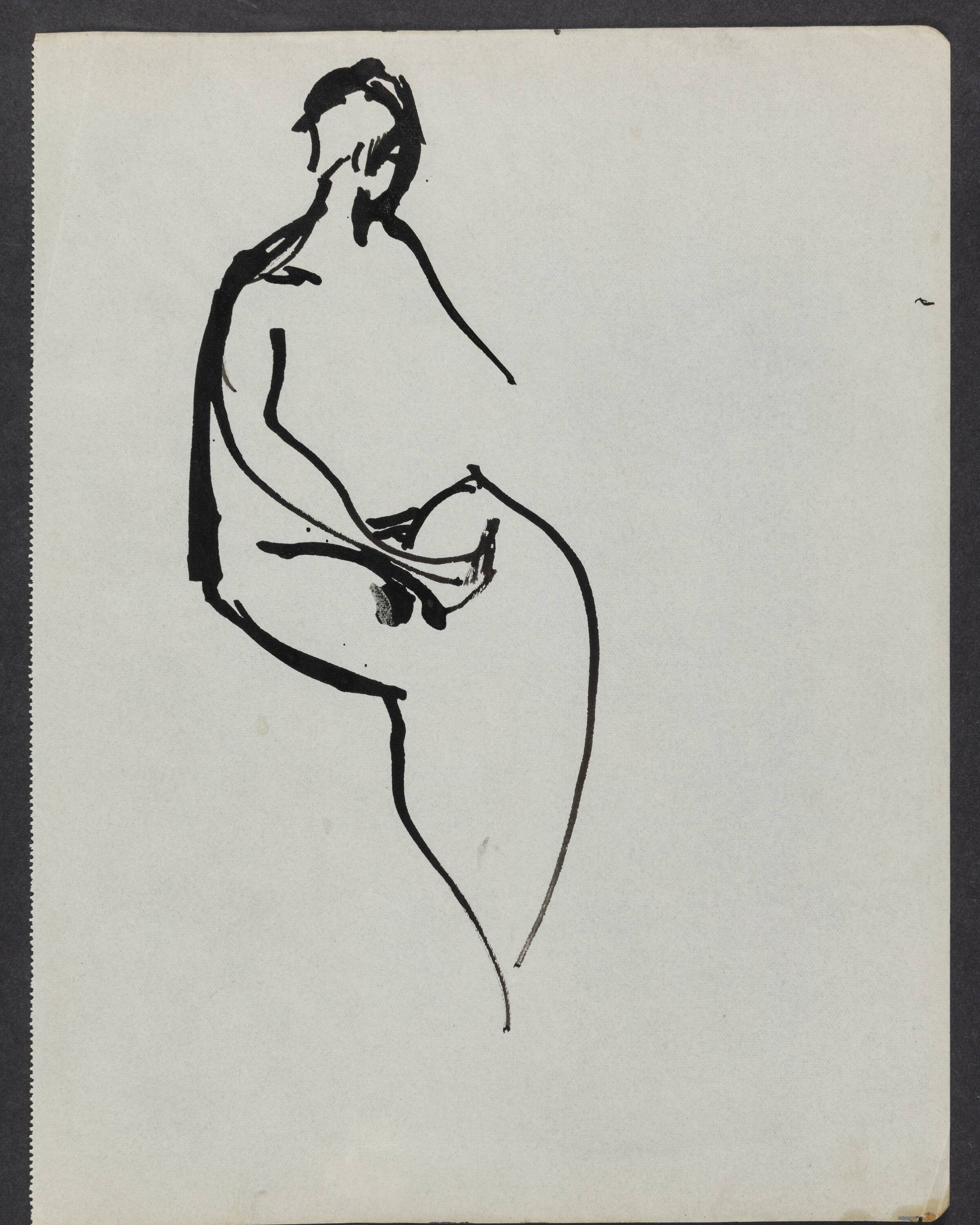 Modelstudie, Astrid Holm, 1876-1937