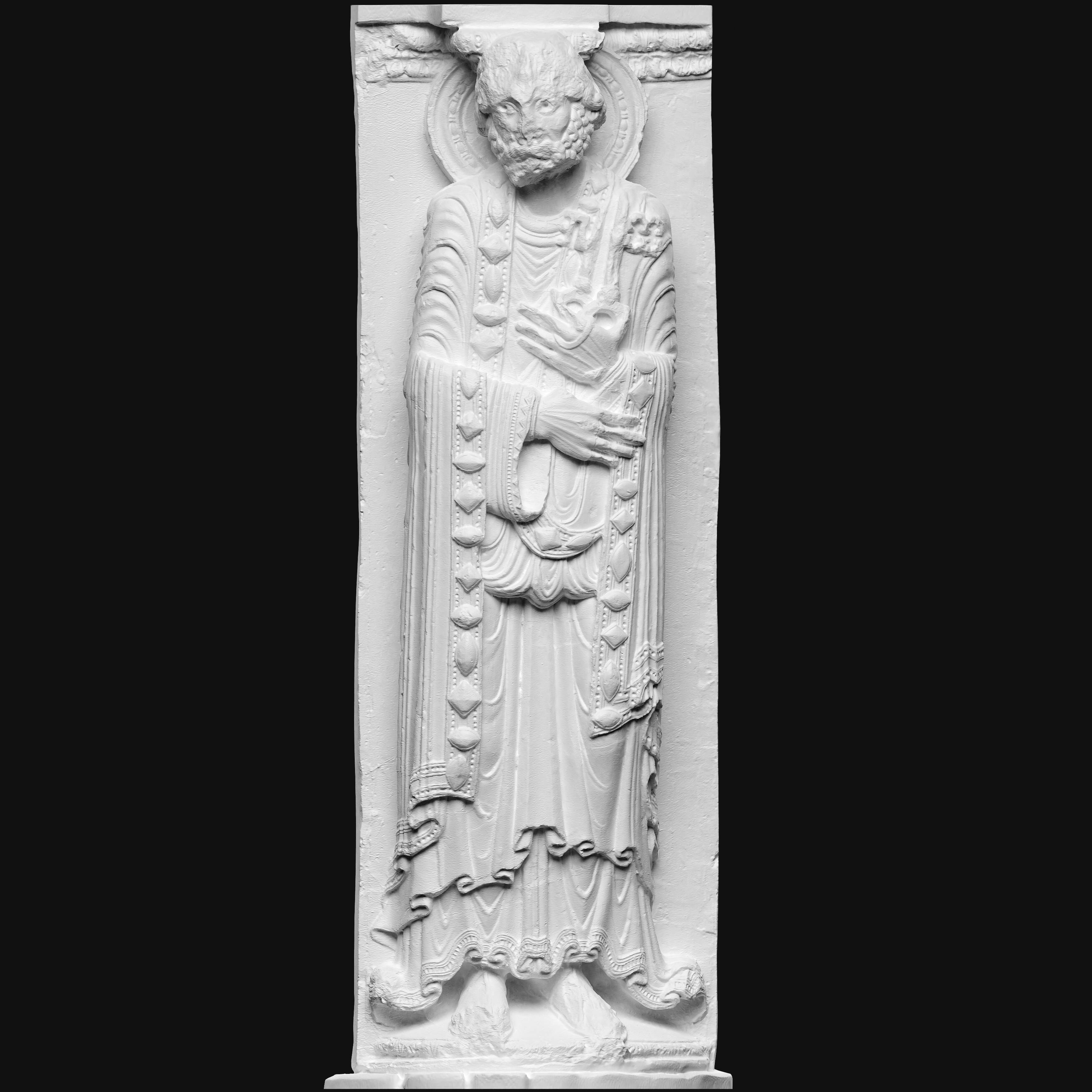 Plaster Cast of St. Peter, St. Gilles-du-Gard, France.