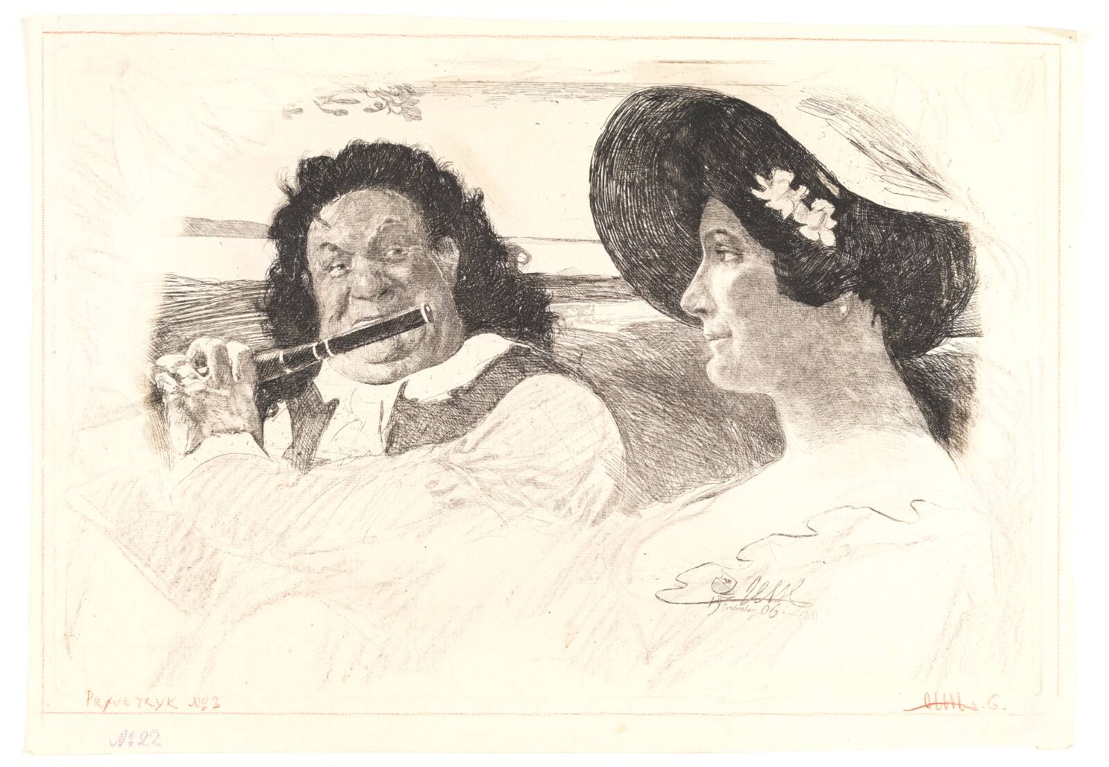 Fredensborg idyl, Hans Nikolaj Hansen, 1906-1909