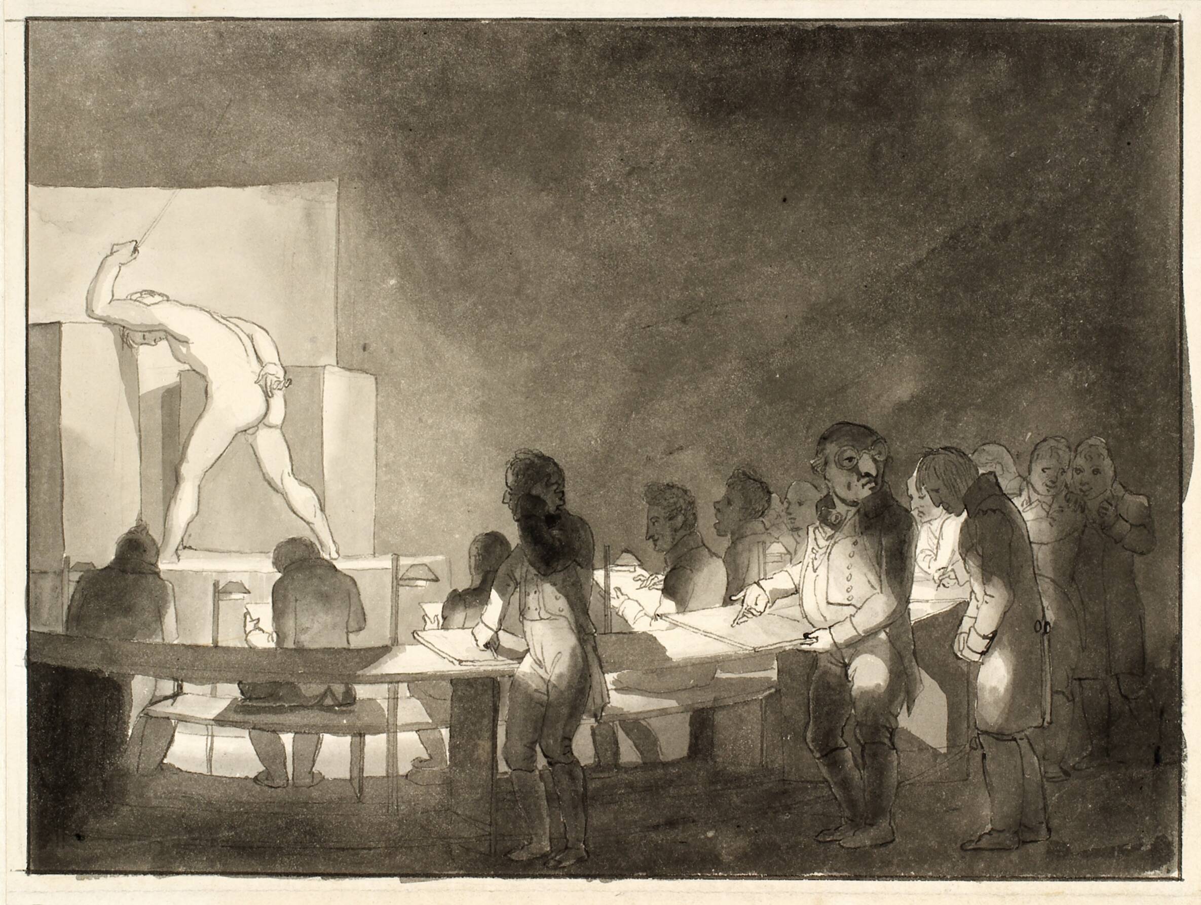 Satire on the Life Class at the Royal Academy of Fine Arts