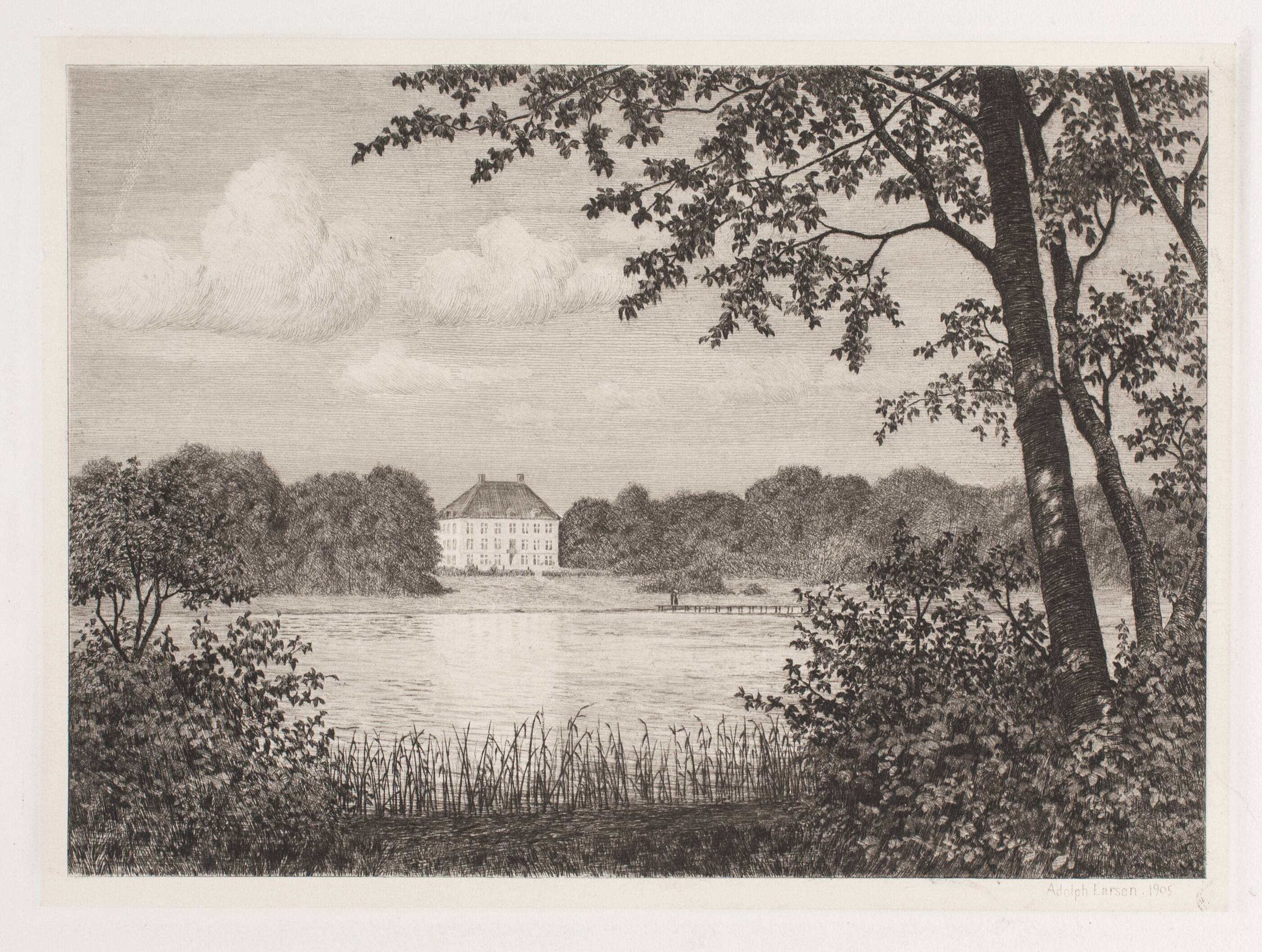 Parti ved Dronninggaard