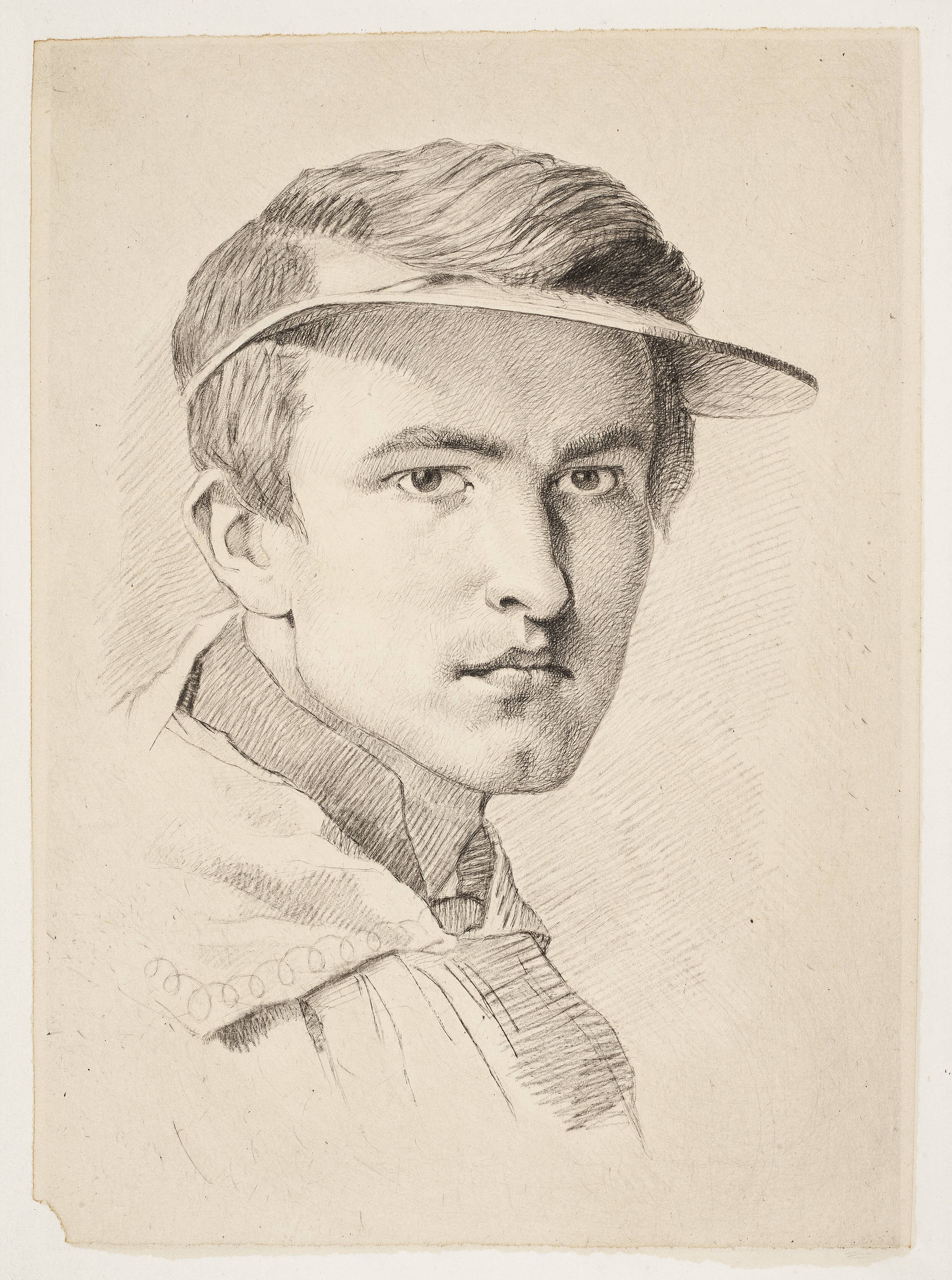 Portræt af J. Th. Lundbye