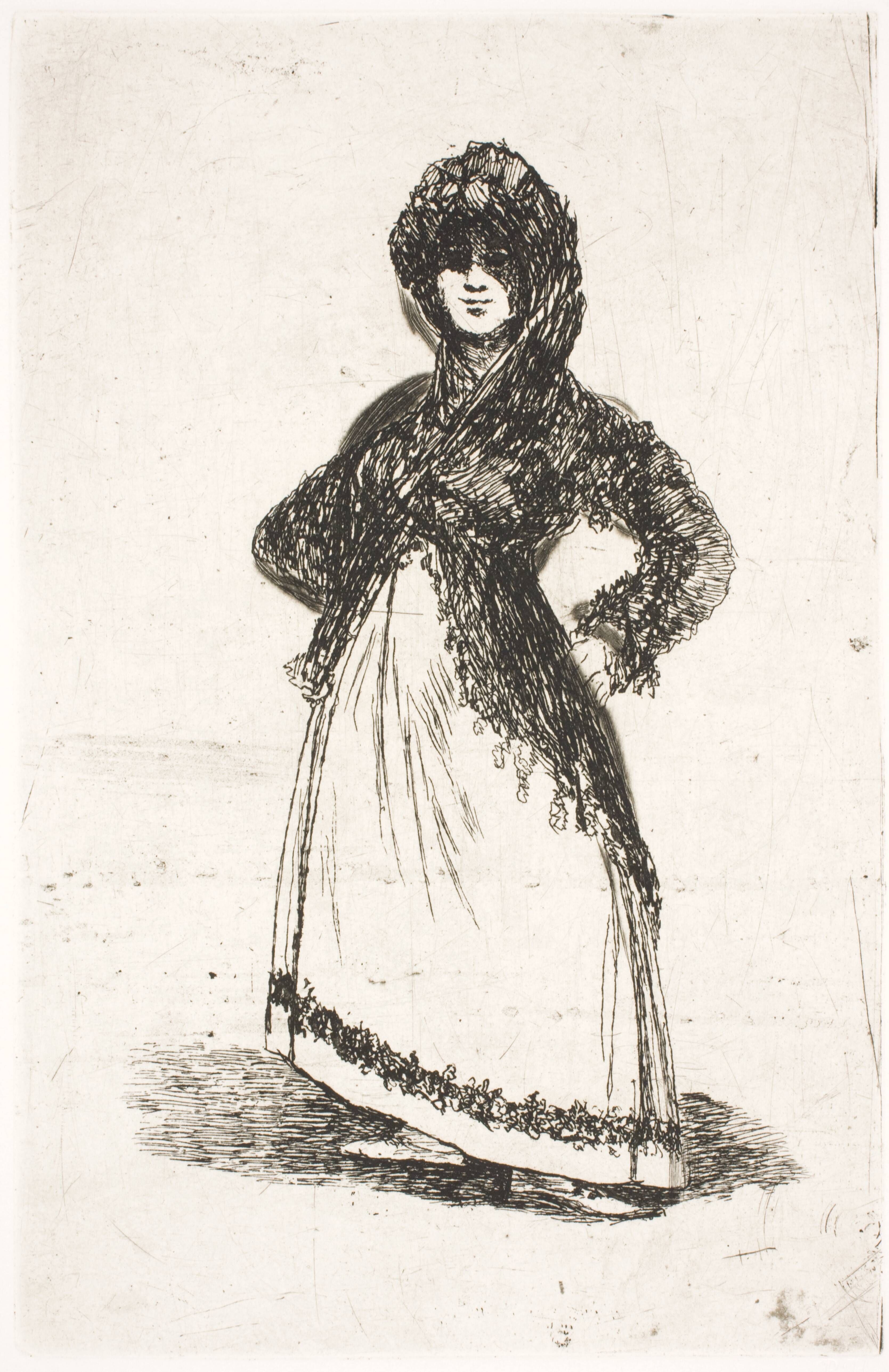Maja, stående