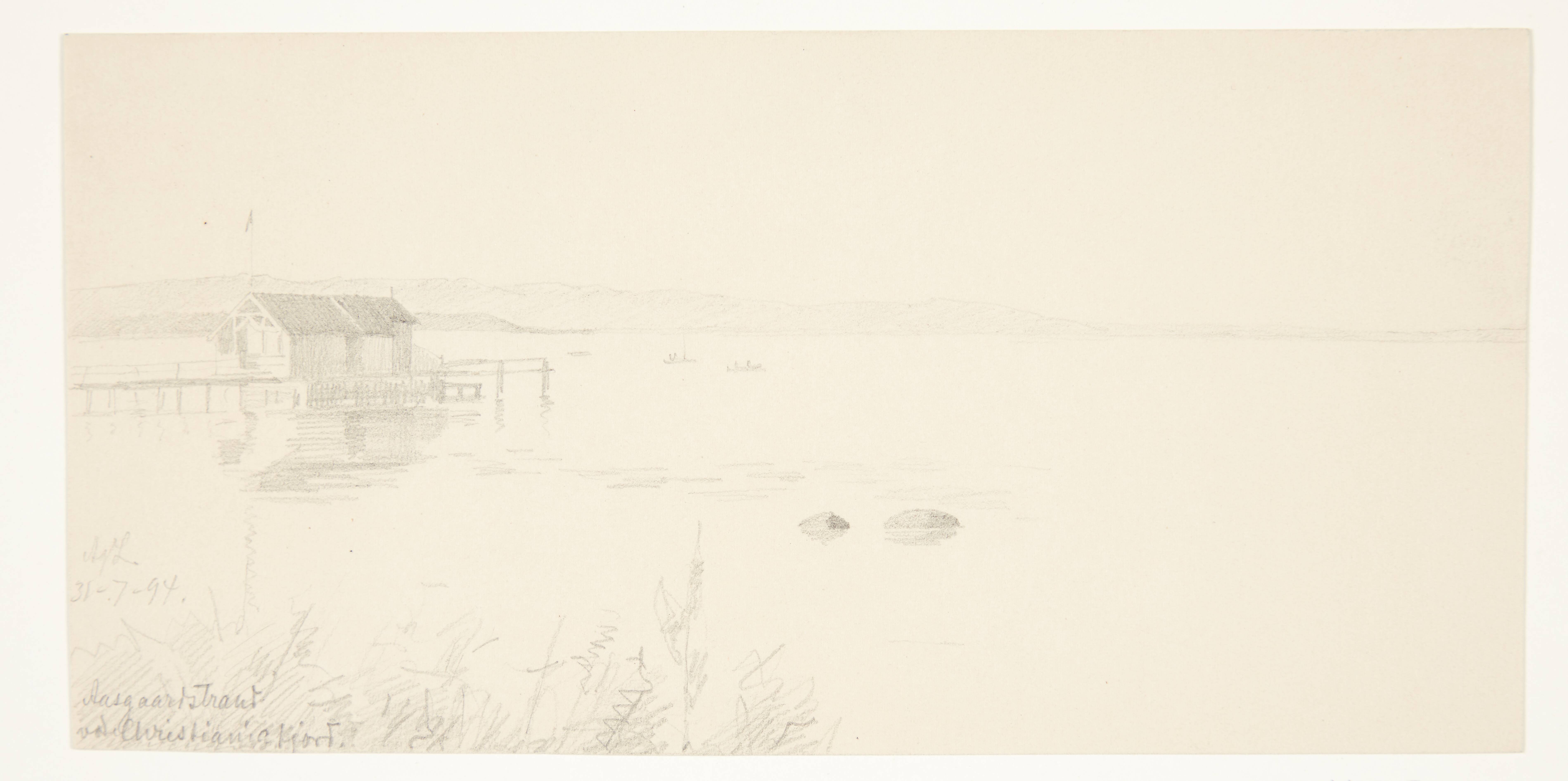 Aalsgaard strand ved Christianiafjord