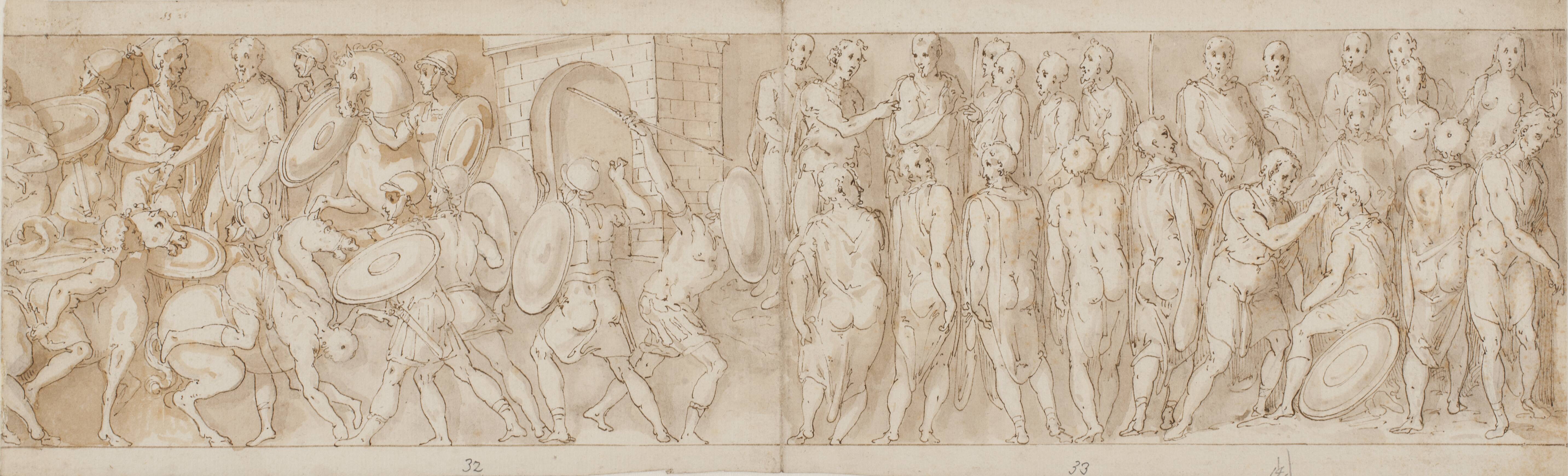 Modern restoration (XL); a German chief surrenders (XLI); a visit to the Roman camp (beginning of XLII)