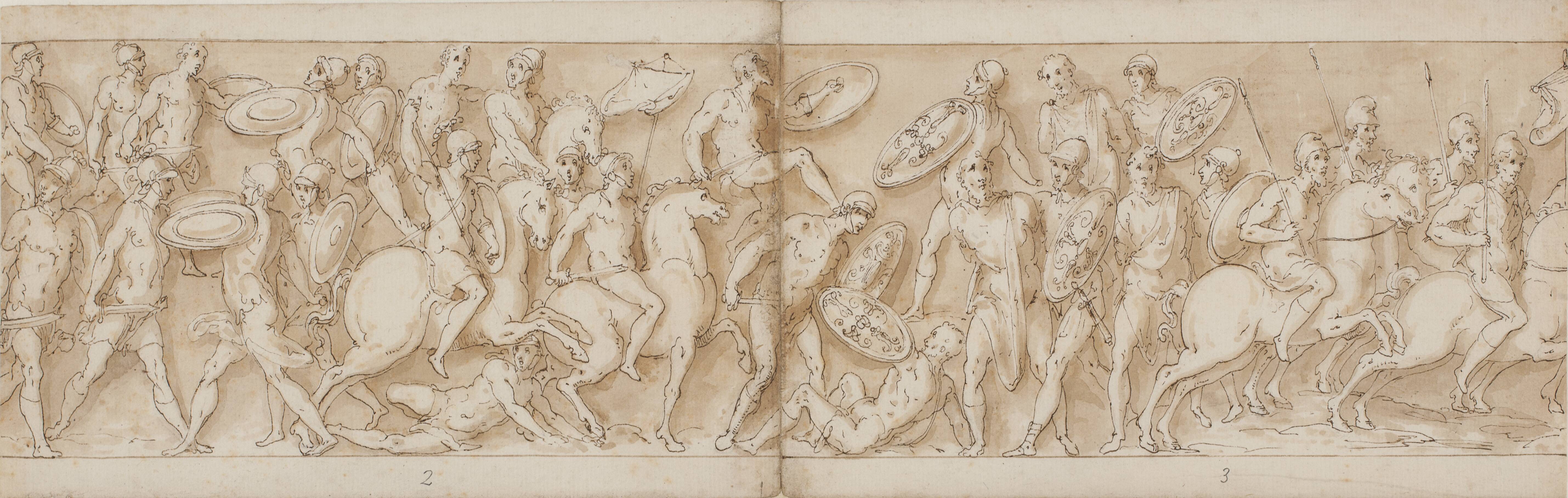 Roman attack (end of LXXVI); barbarian chiefs are taken prisoner (LXXVII); departure for a battle with the Sarmatians (beginning of LXXVIII)