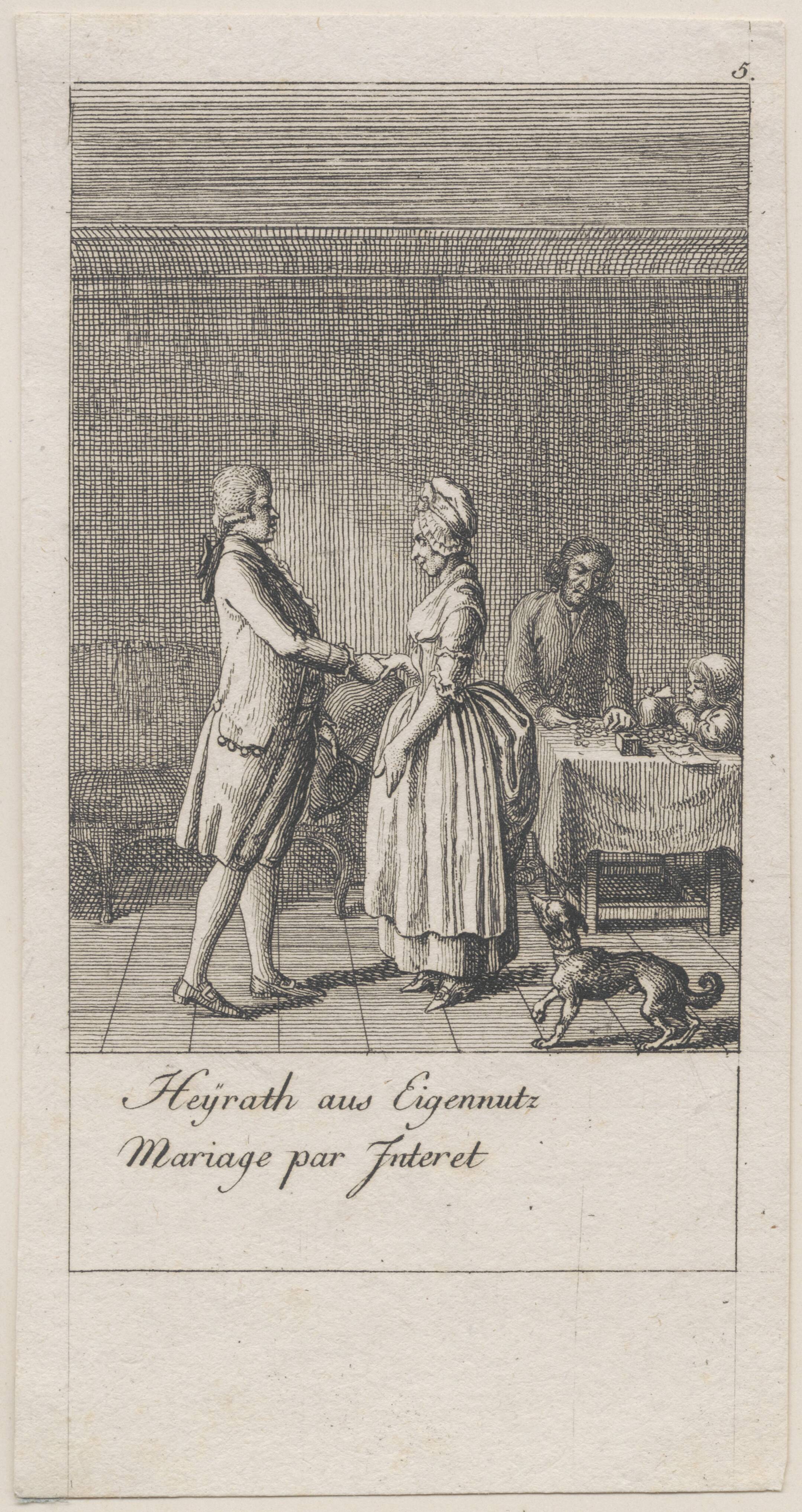 Bevæggrunde til giftermål og deres følger. Bl. 3