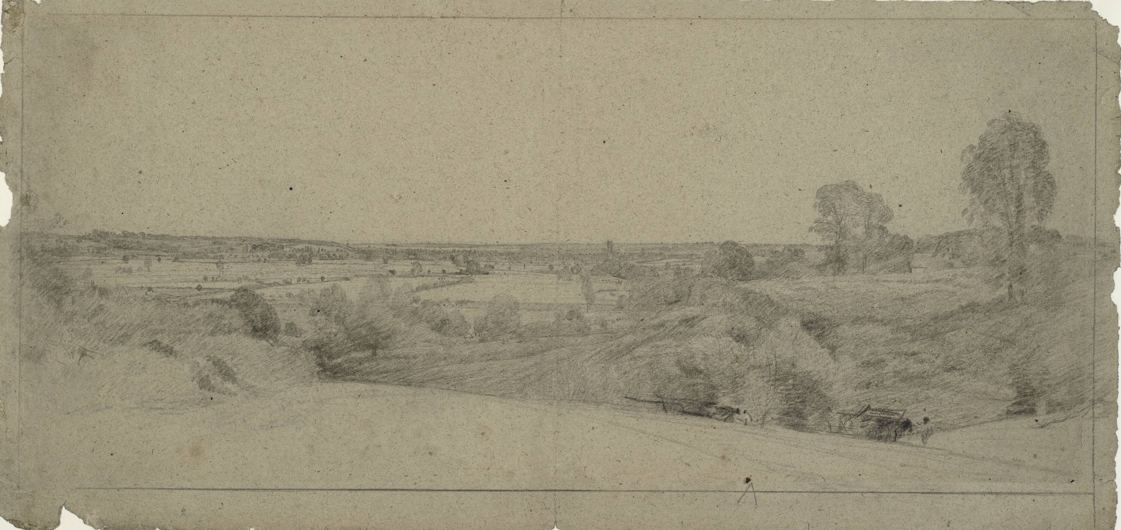 Landscape with a view of Dedham Vale seen from Langham