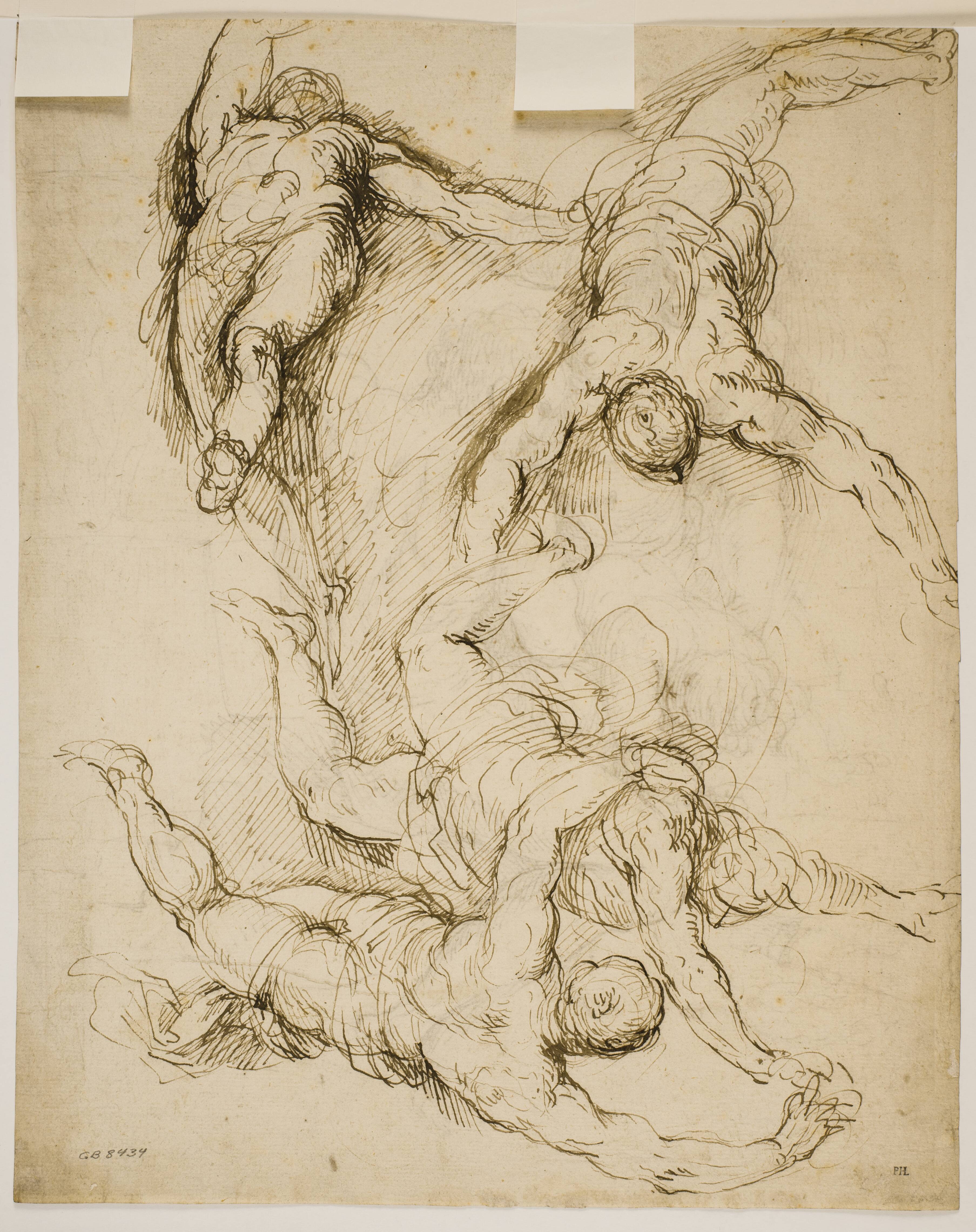 Four floating figures