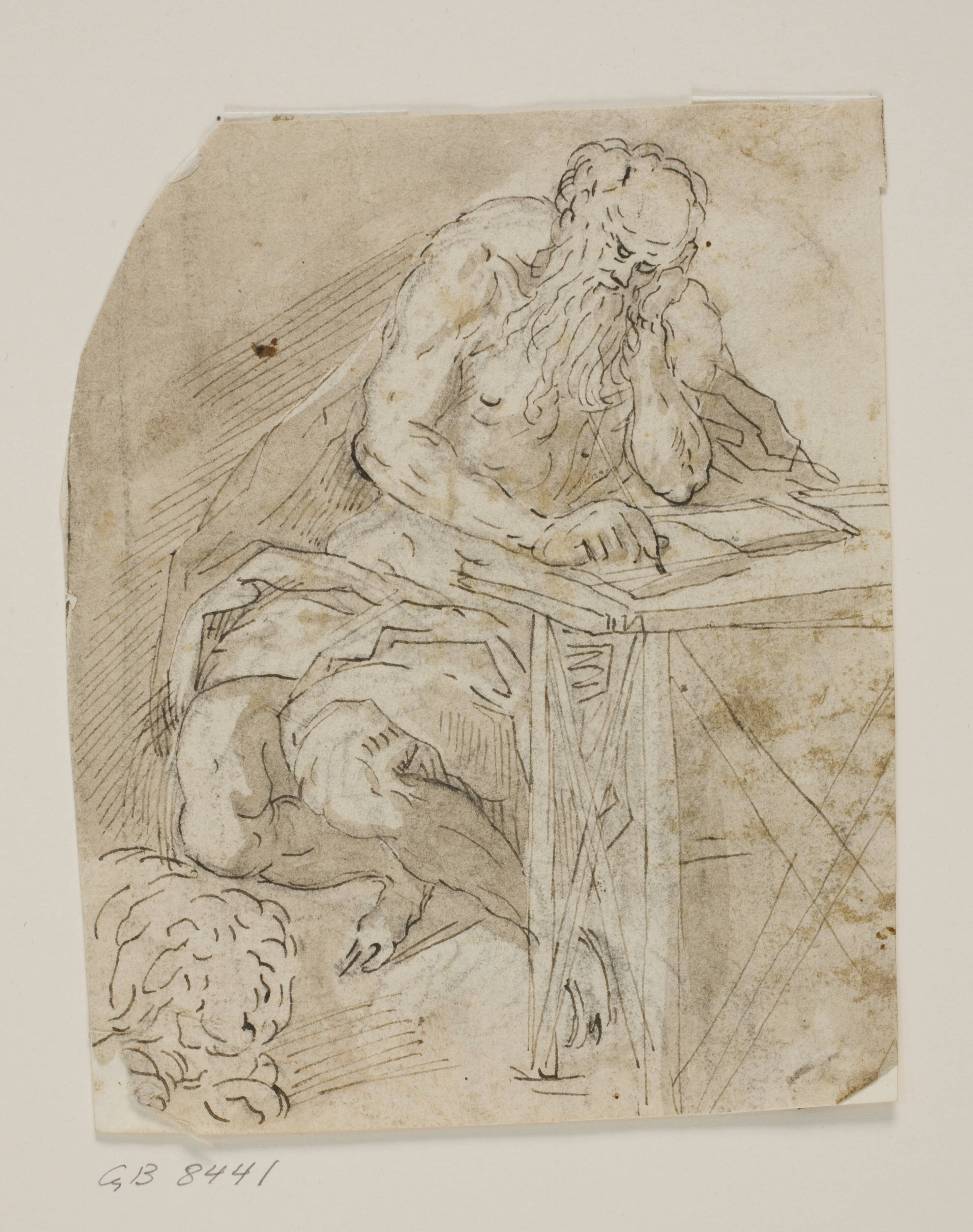 St Jerome in his study