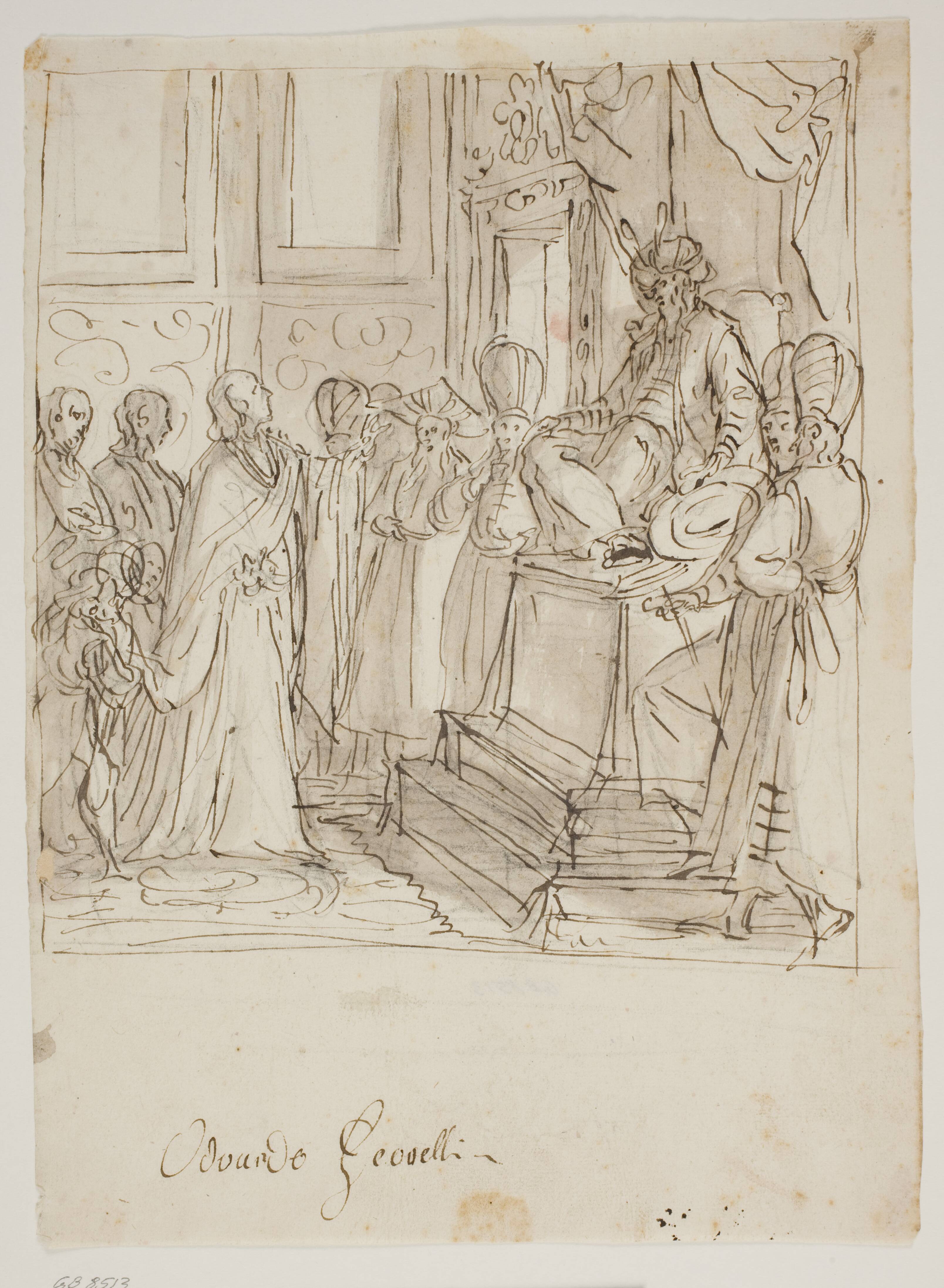 An ambassador of the Barbarigo family received in audience by an oriental sovereign