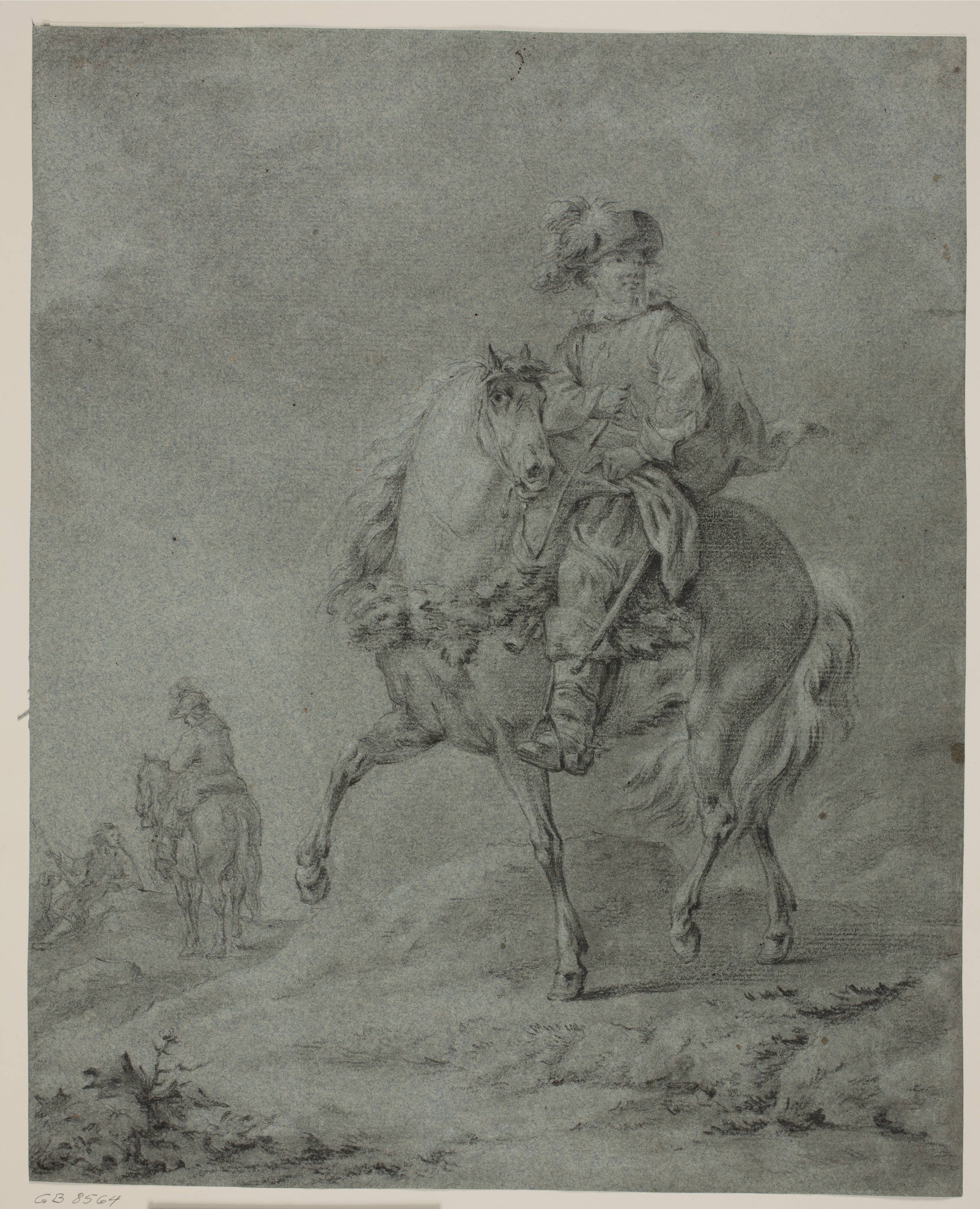 Horsemen in a landscape