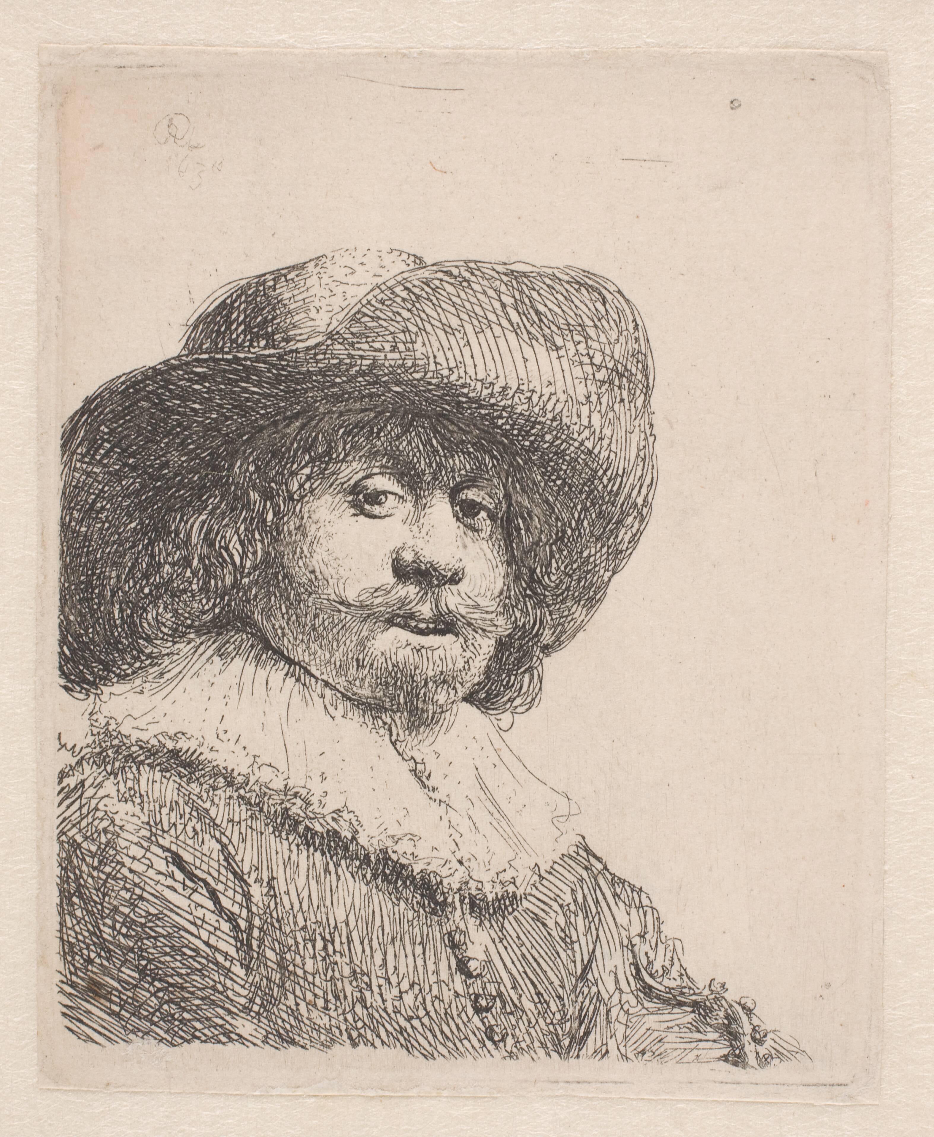 Man in a broad-brimmed hat and ruff