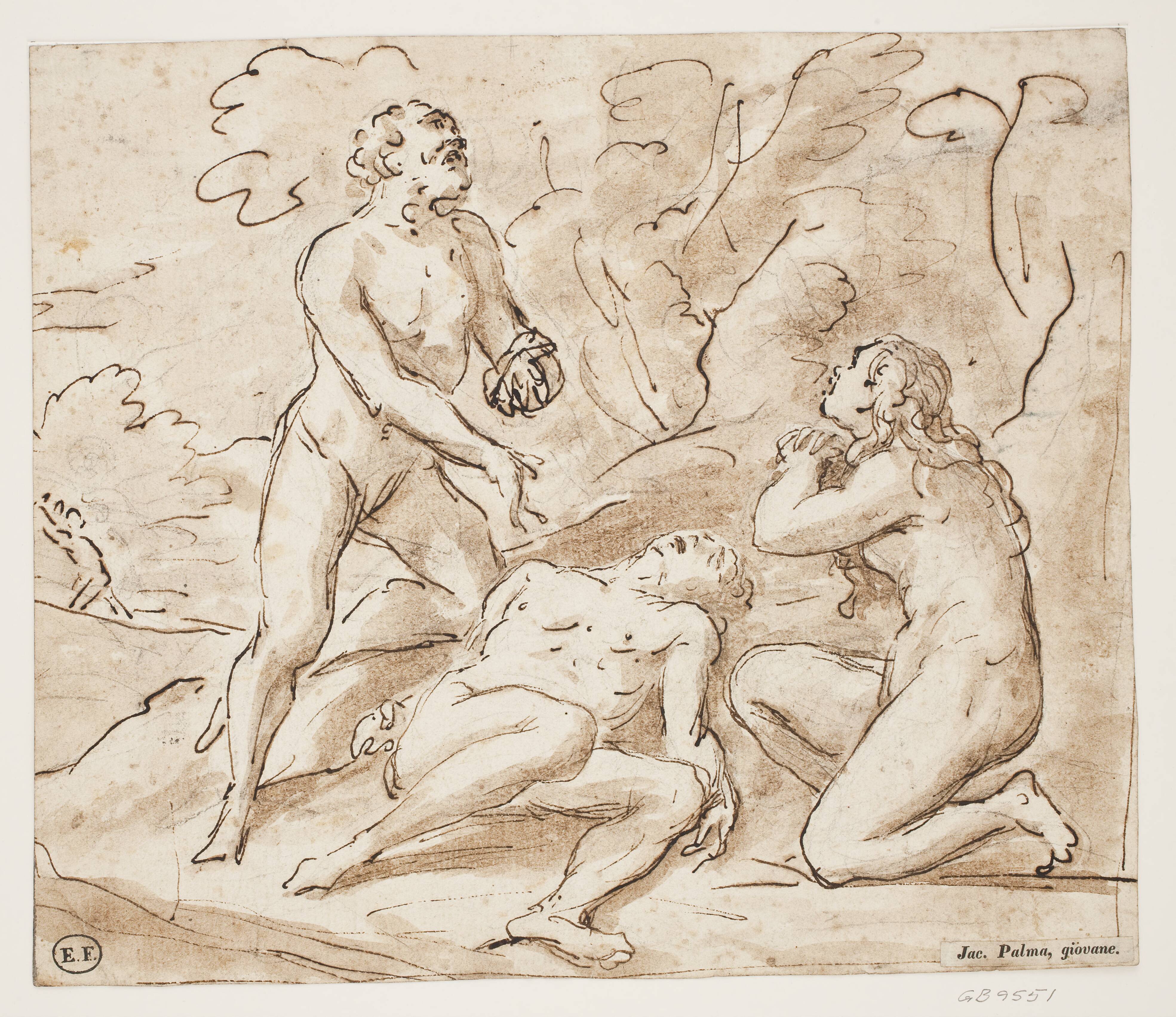 Adam and Eve lamenting over Abel’s body
