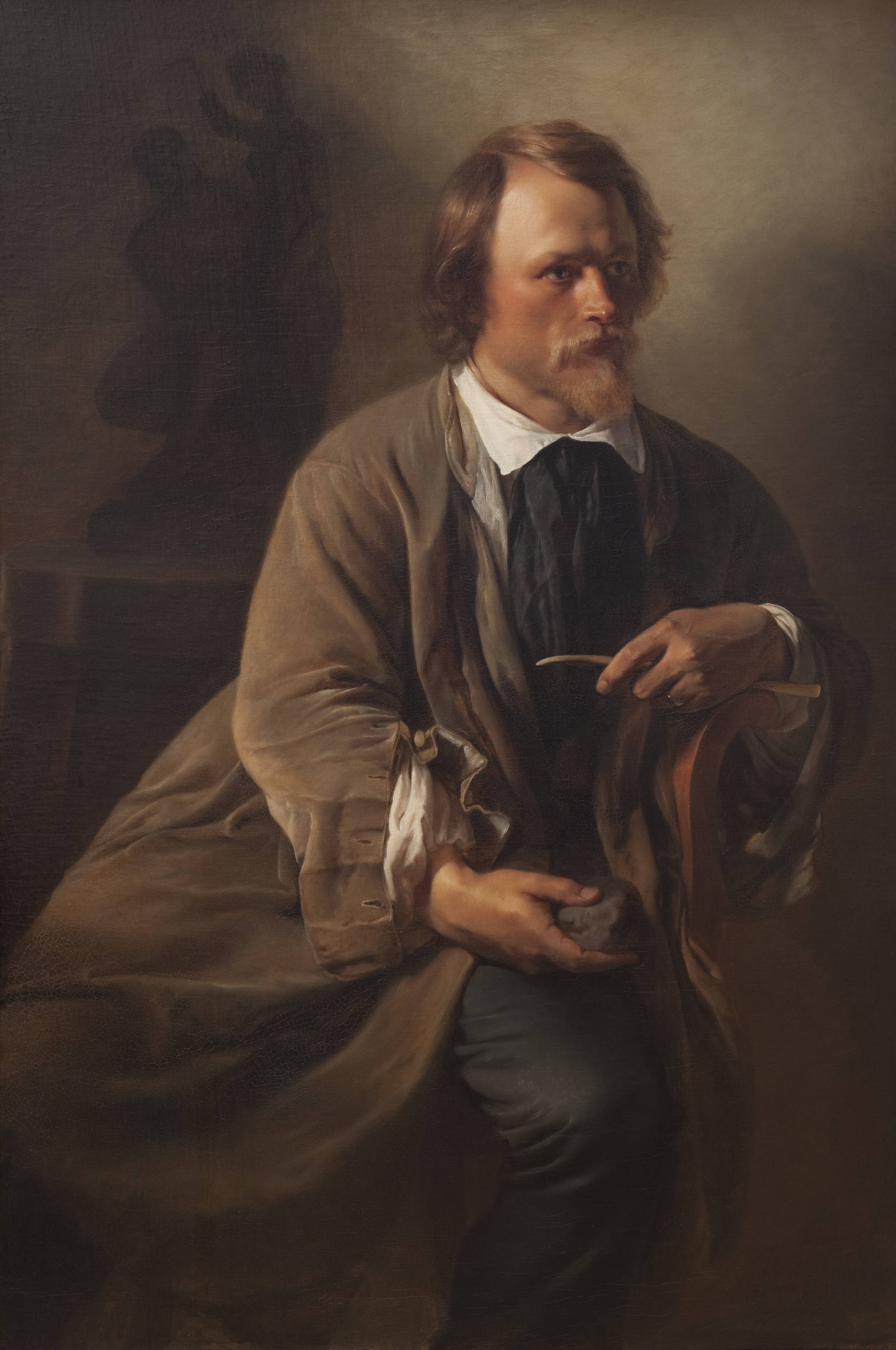 The Sculptor Jens Adolf Jerichau, the Artist's Husband