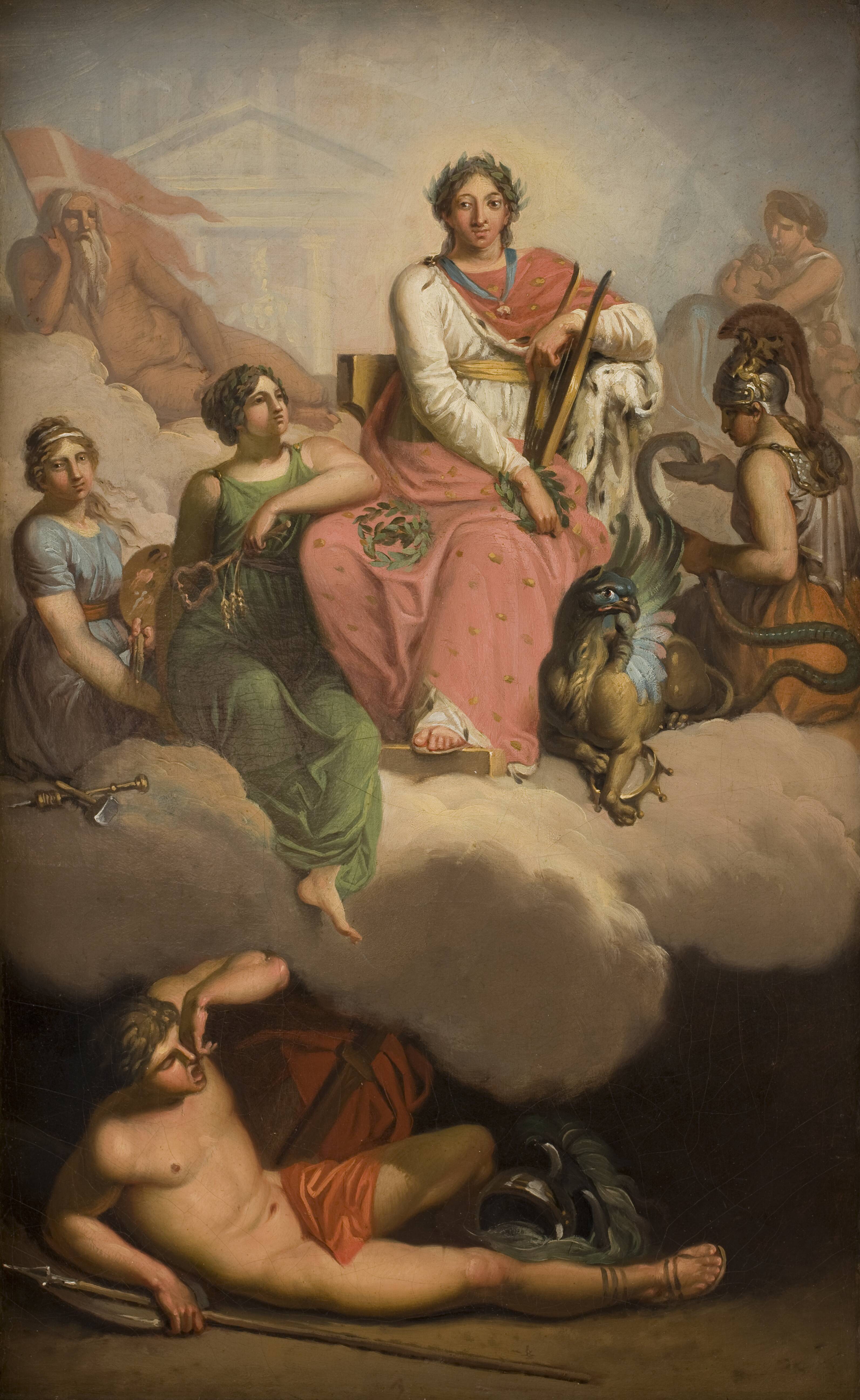 Frederik V as Patron of Science and the Arts
