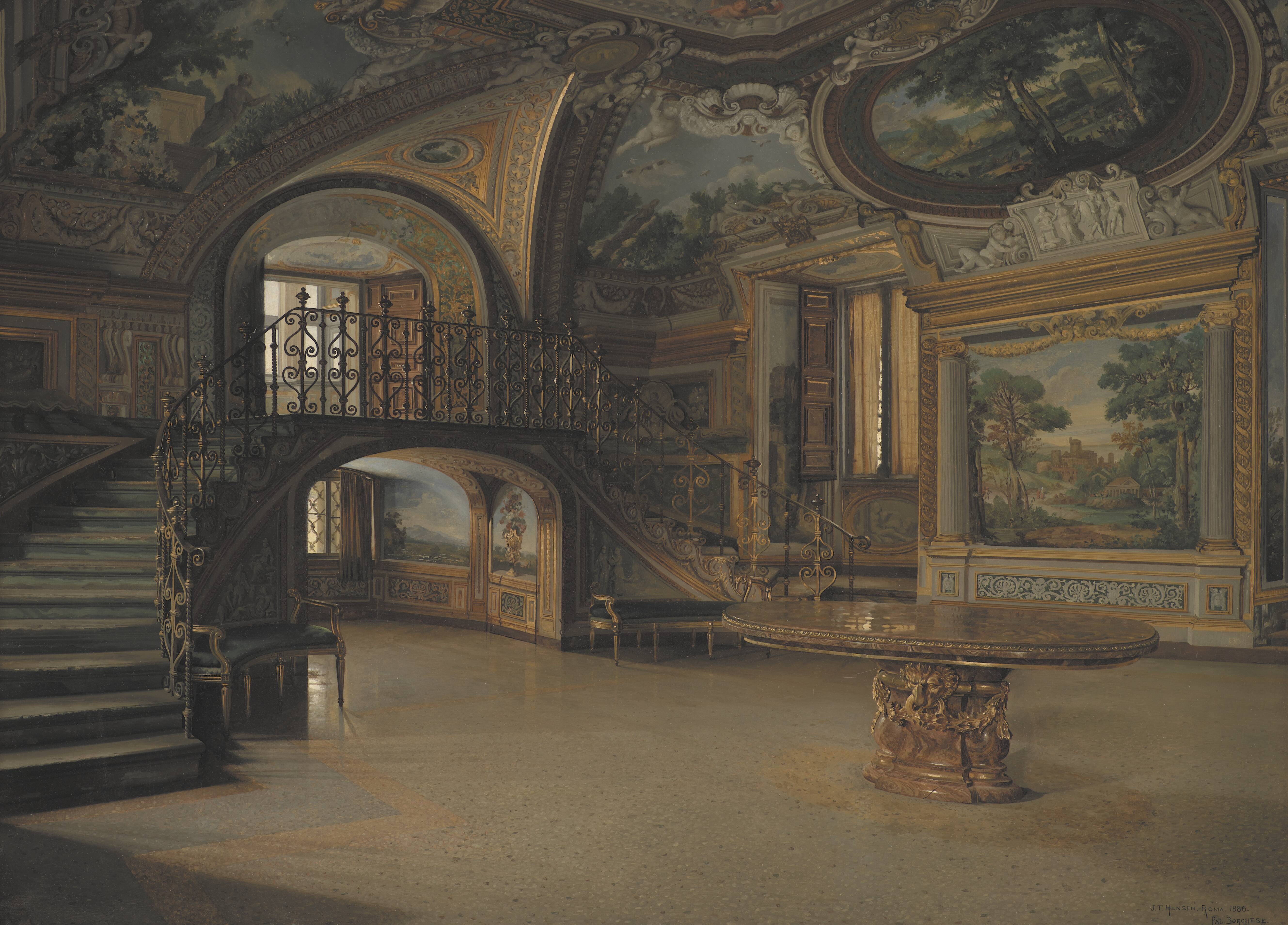 En sal i Palazzo Borghese