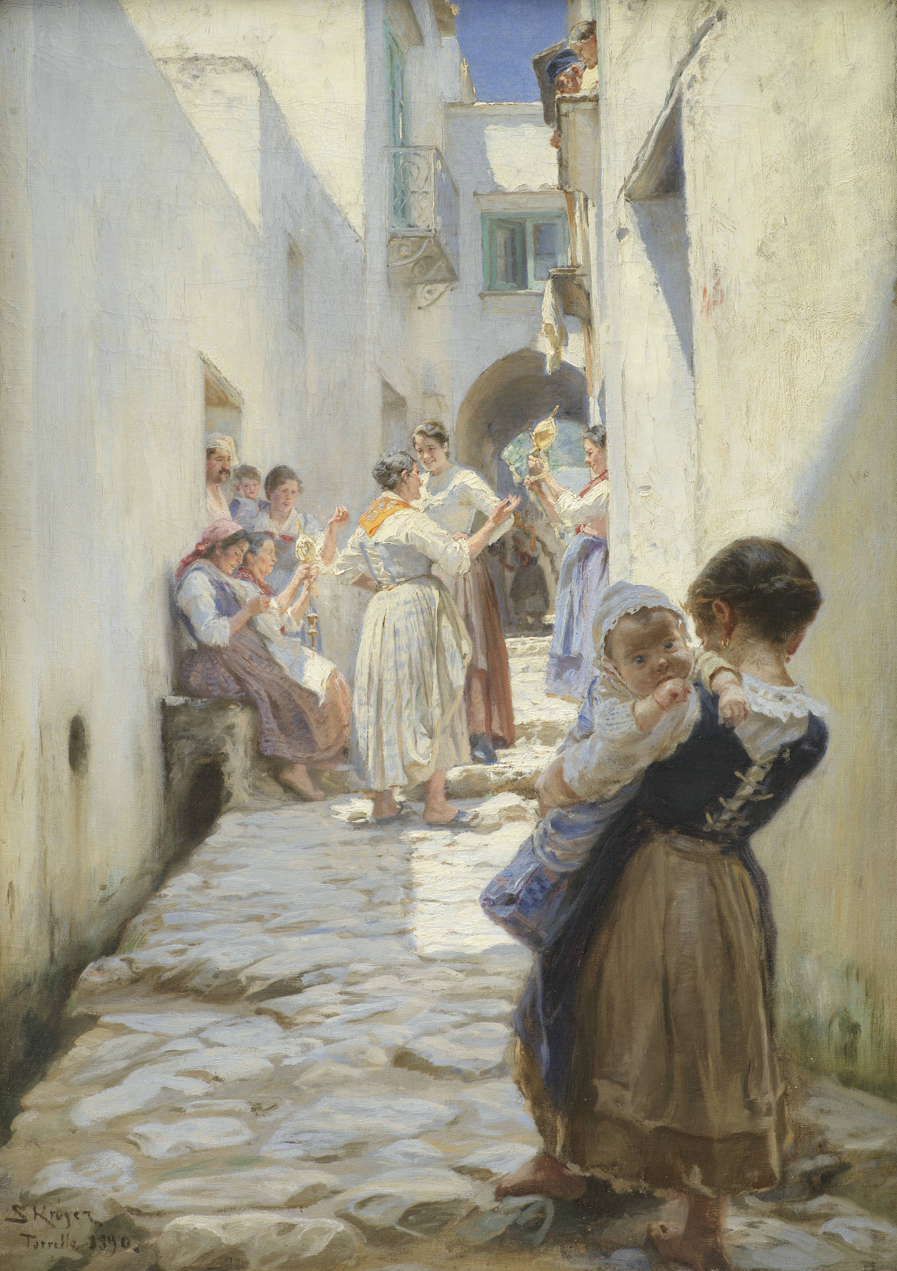 A Street in Torello, Italy