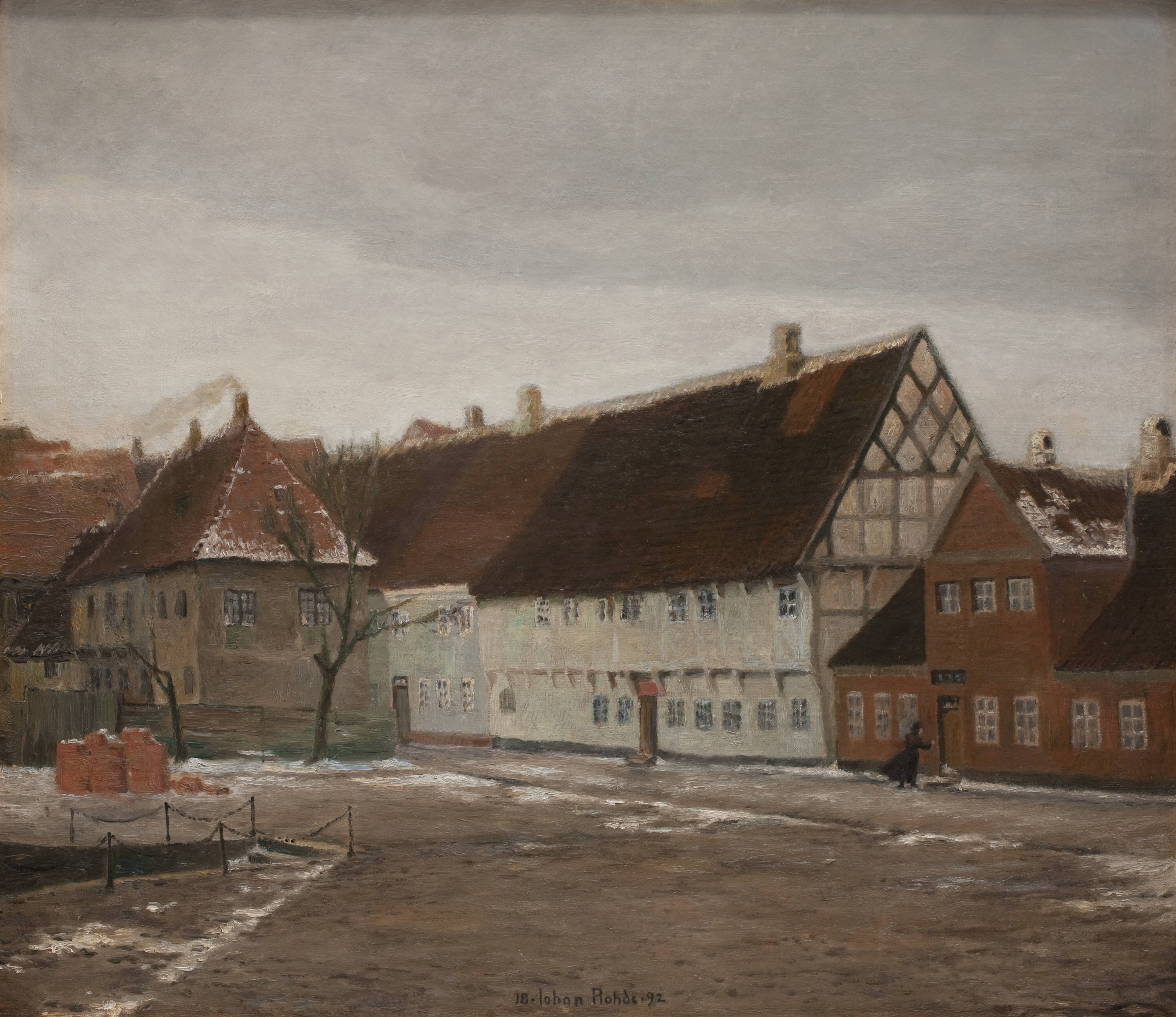 Winter Evening in Ribe, Jutland