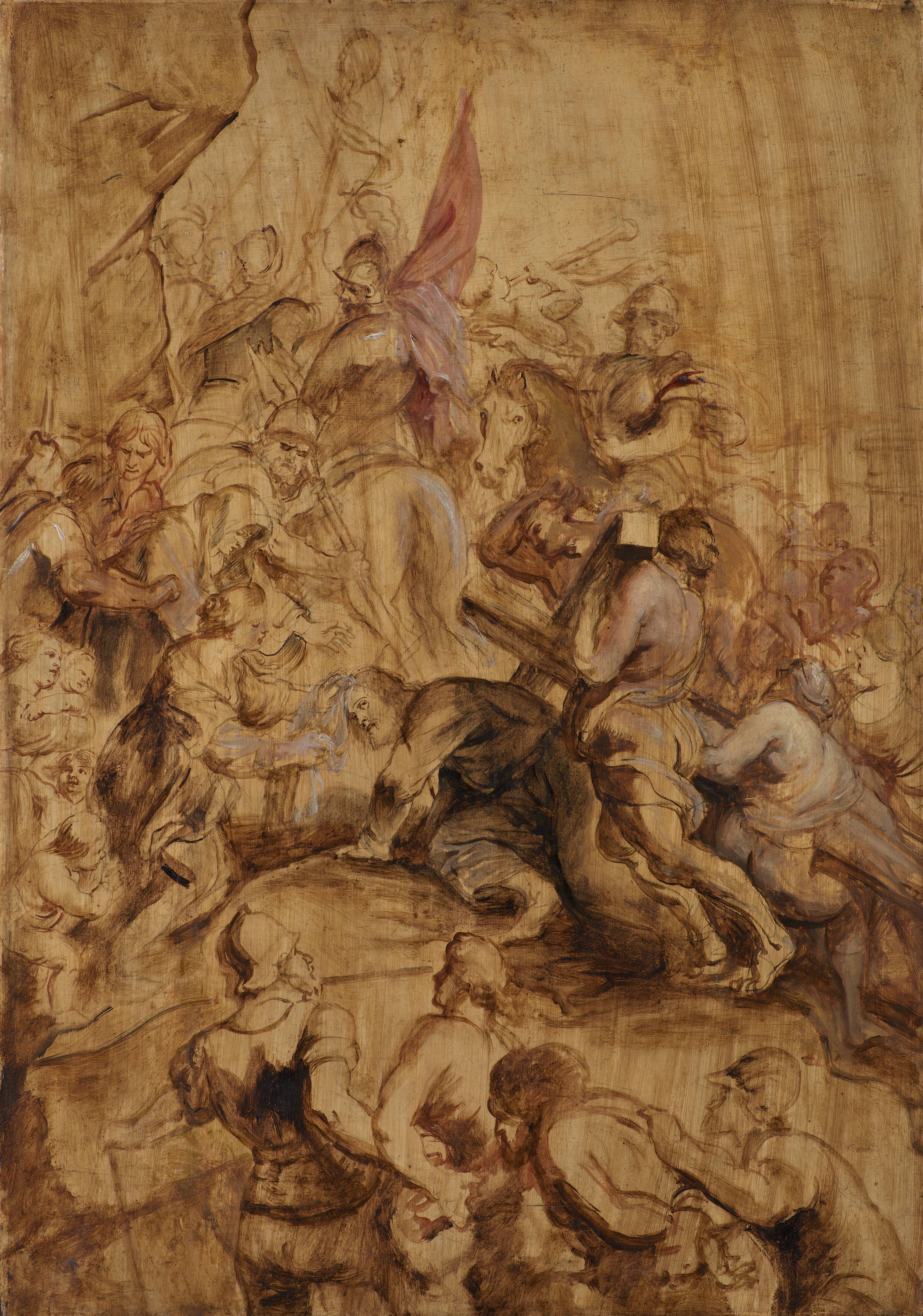 The Ascent to Calvary. The Bearing of the Cross