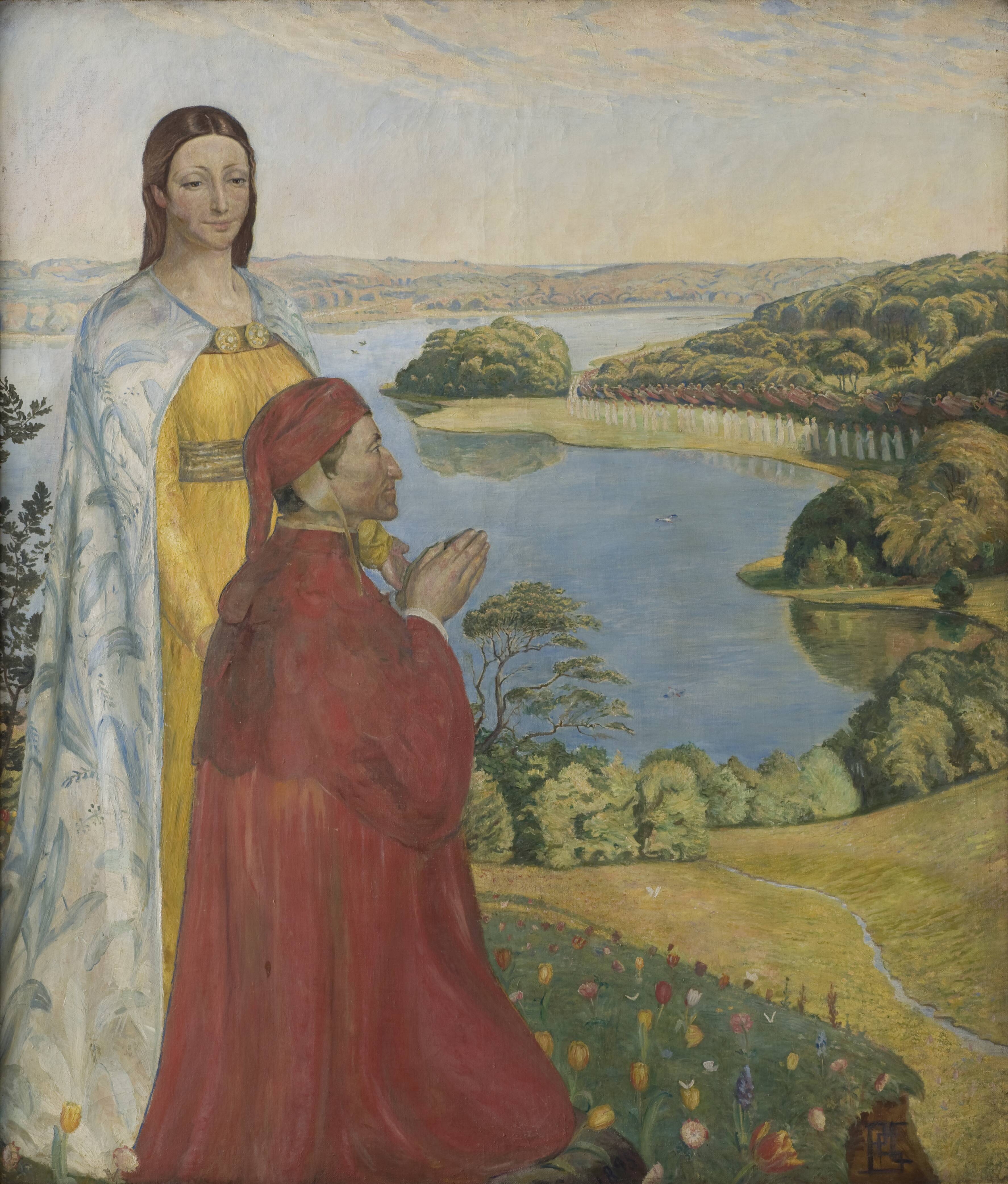 Dante and Beatrice in Paradise