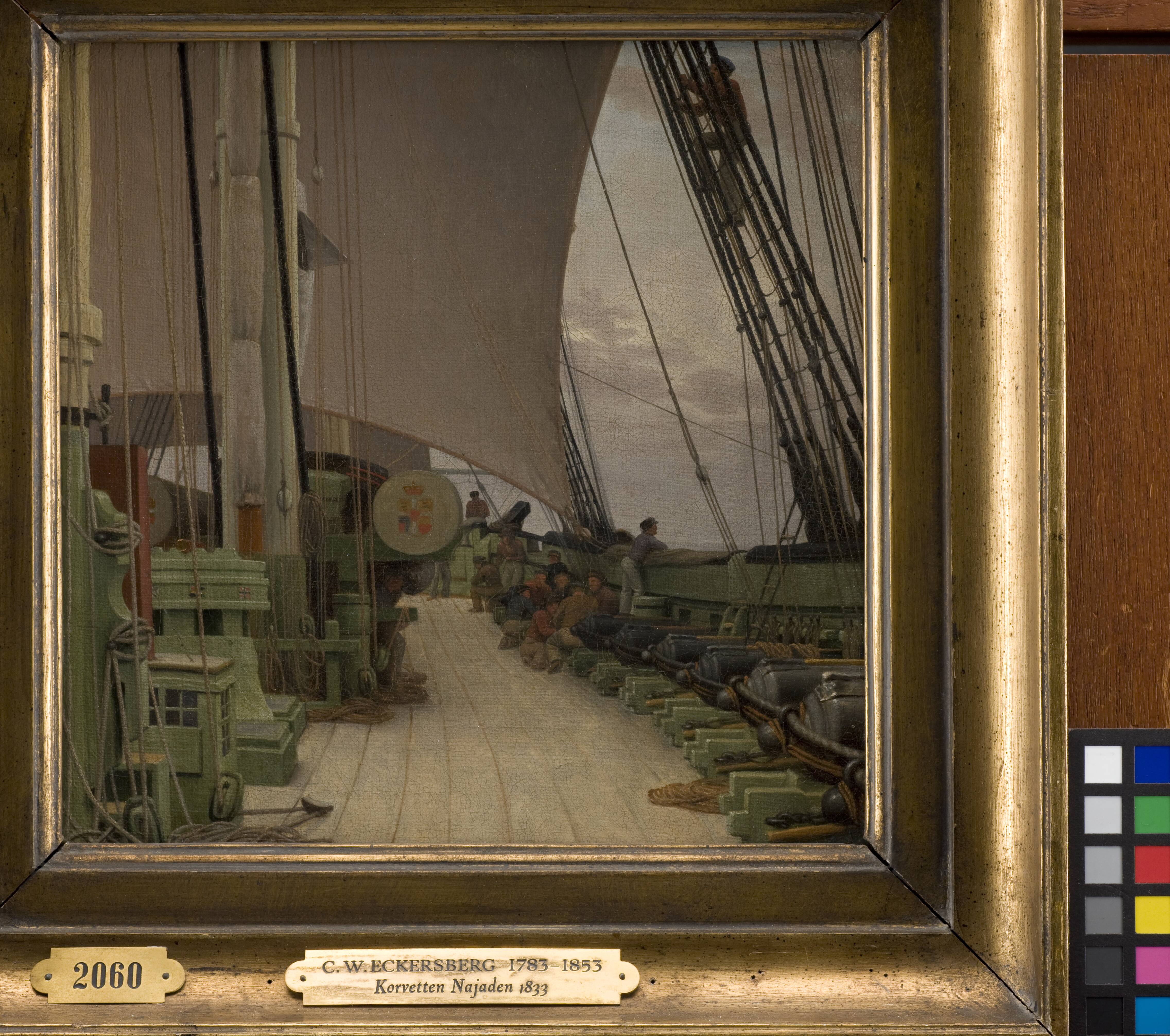 The Starboard Battery and the Deck of the Corvette "Najaden"