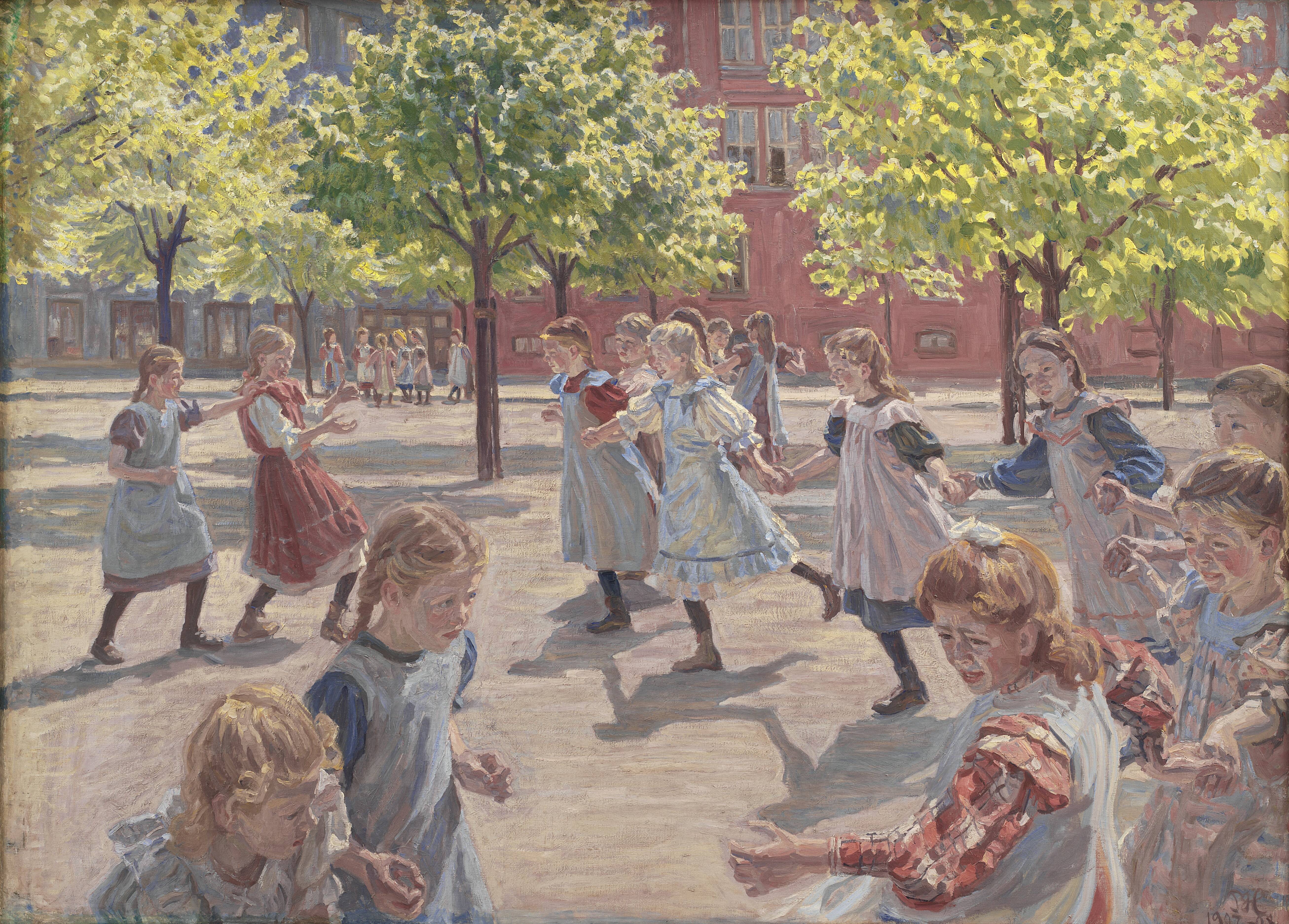 Playing Children, Enghave Square