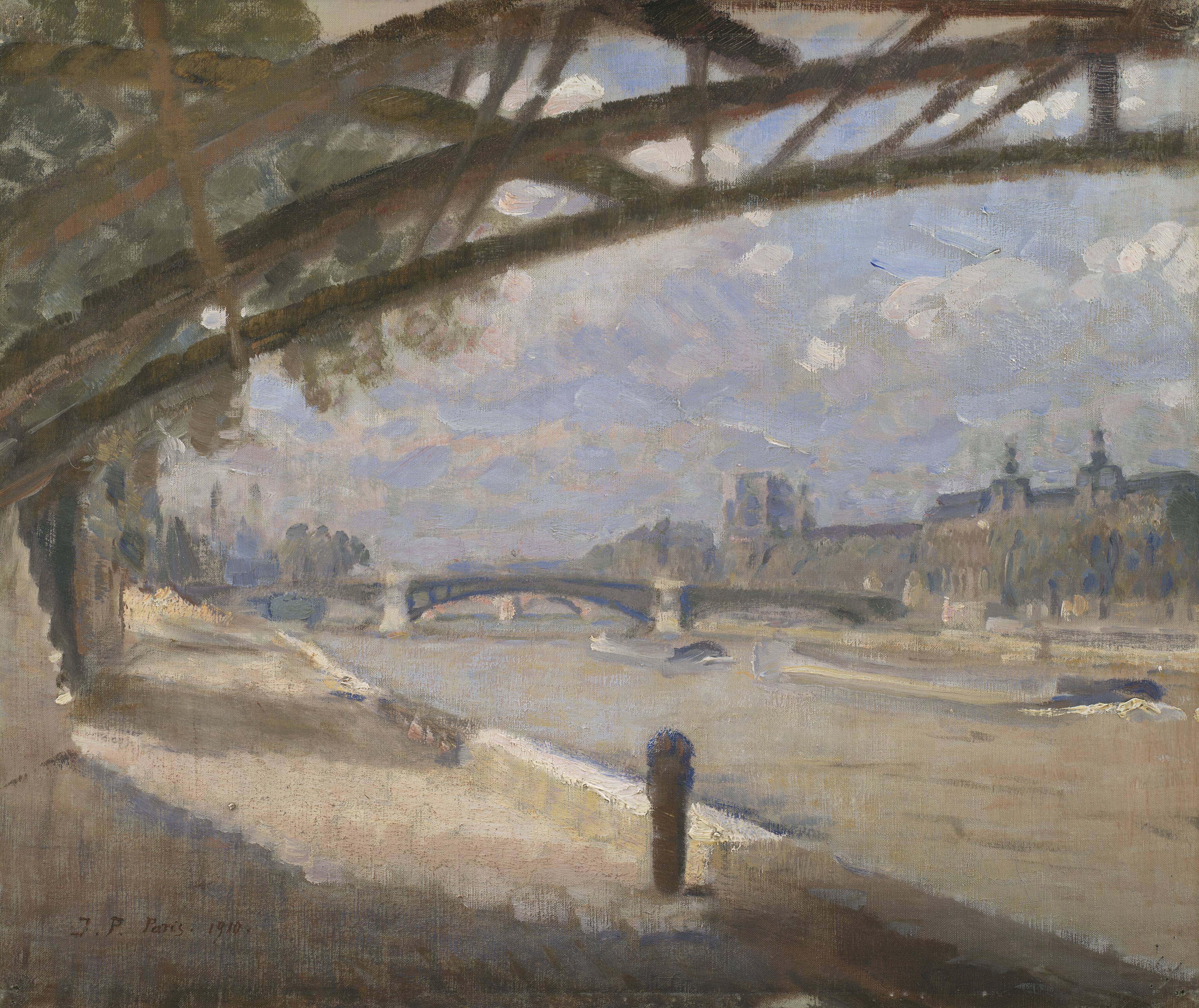 Under the Pont des Arts, Paris. Noon