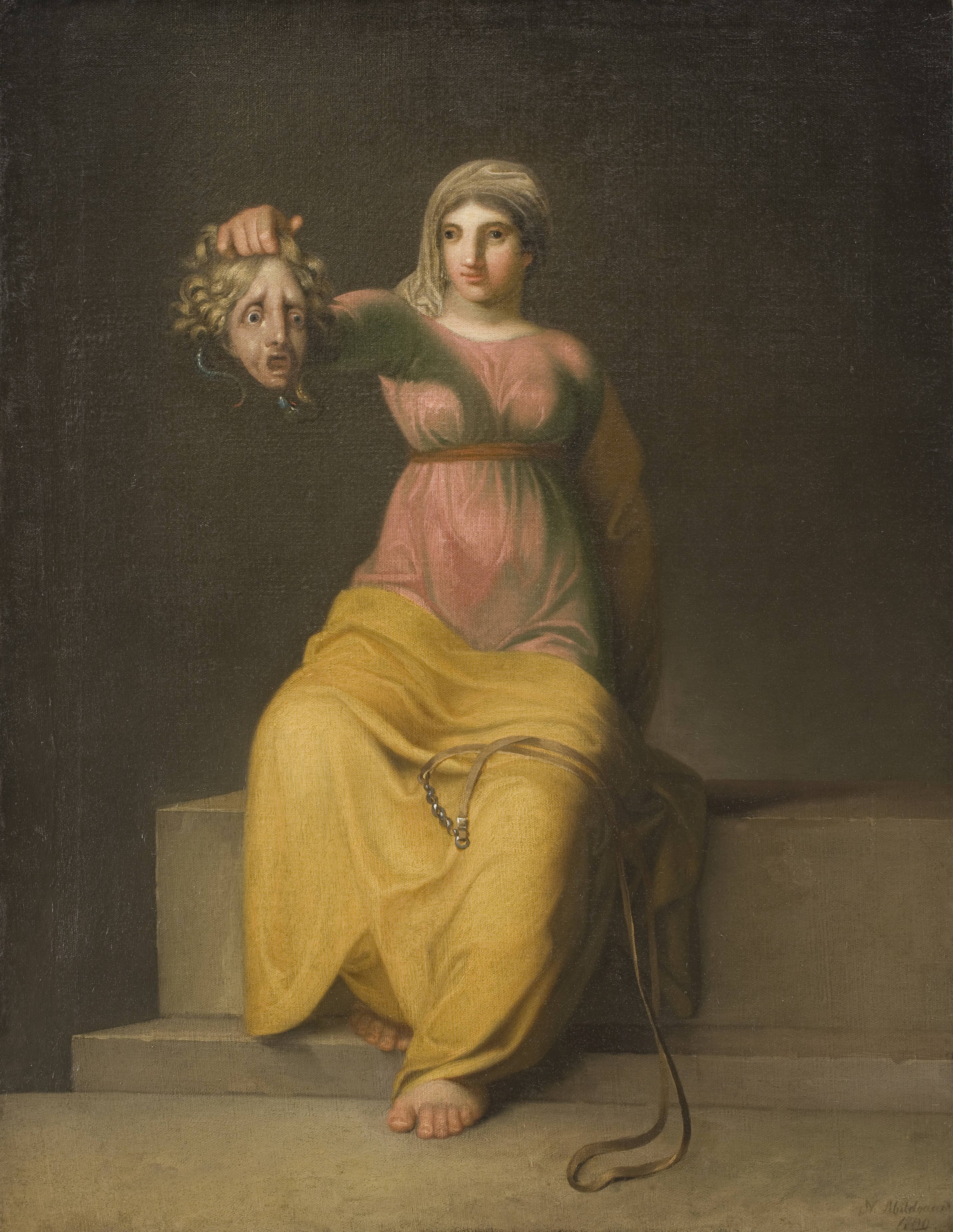 Theology. Allegorical figure