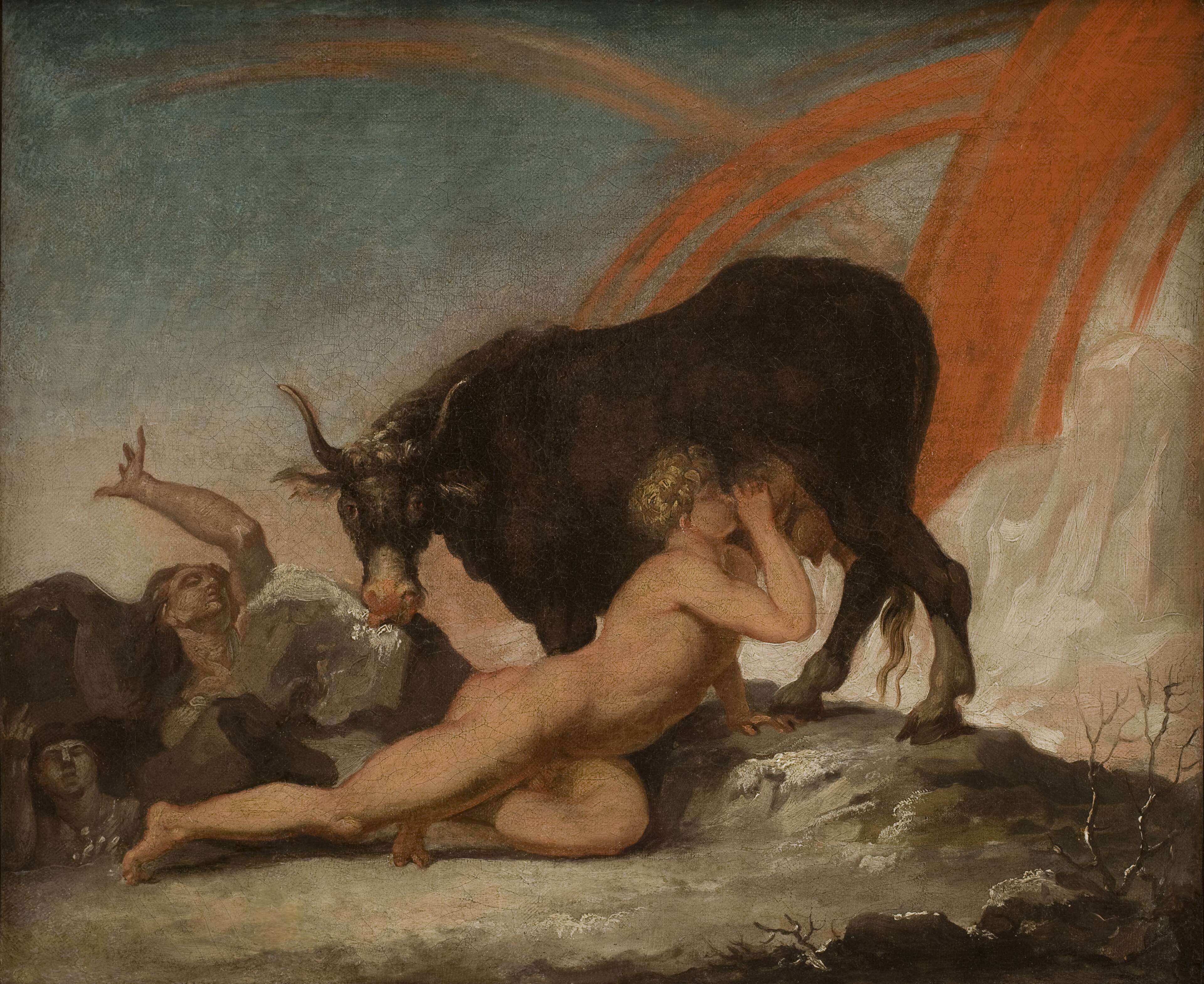 Ymir Suckling the Cow Audhumla