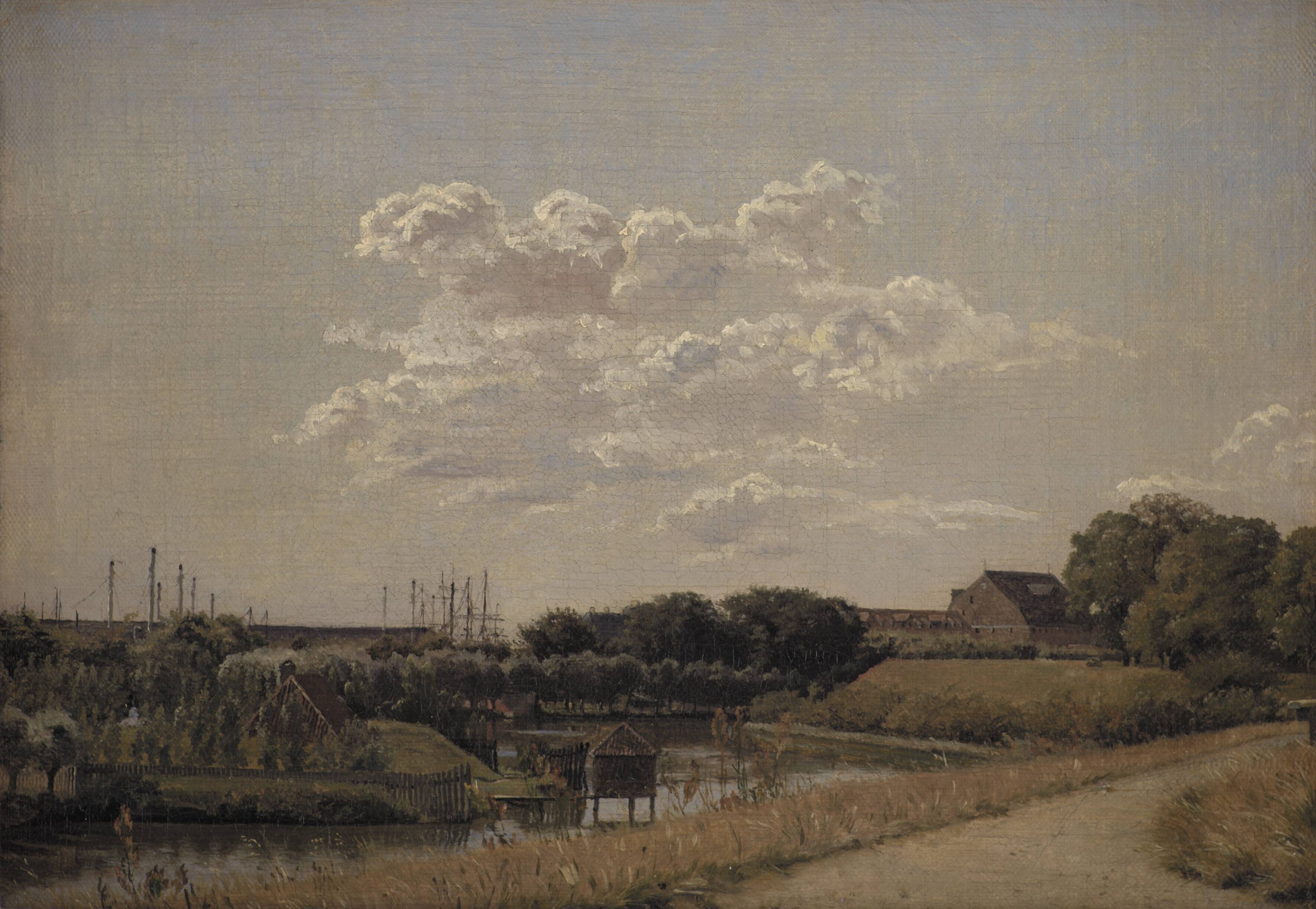 View of the Citadel Ramparts Looking Towards Langelinie and the Naval Harbour